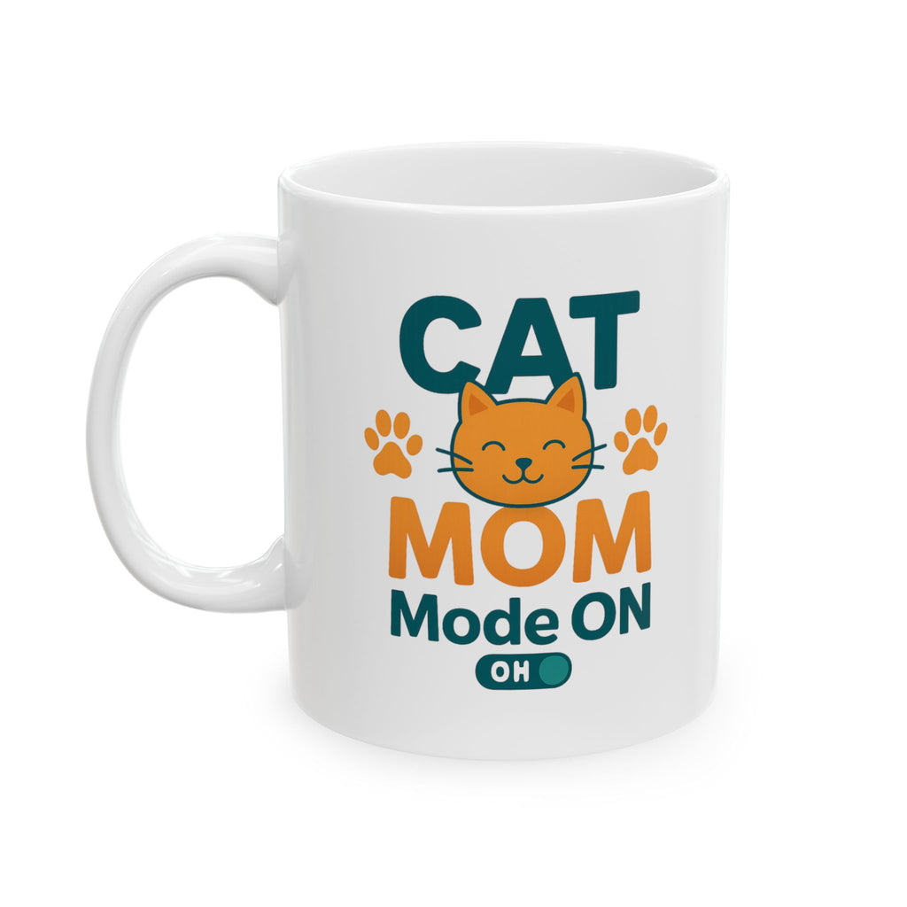 This Home Is Run By Cats Coffee Mug | Cat Mom Gift | Ceramic Mug