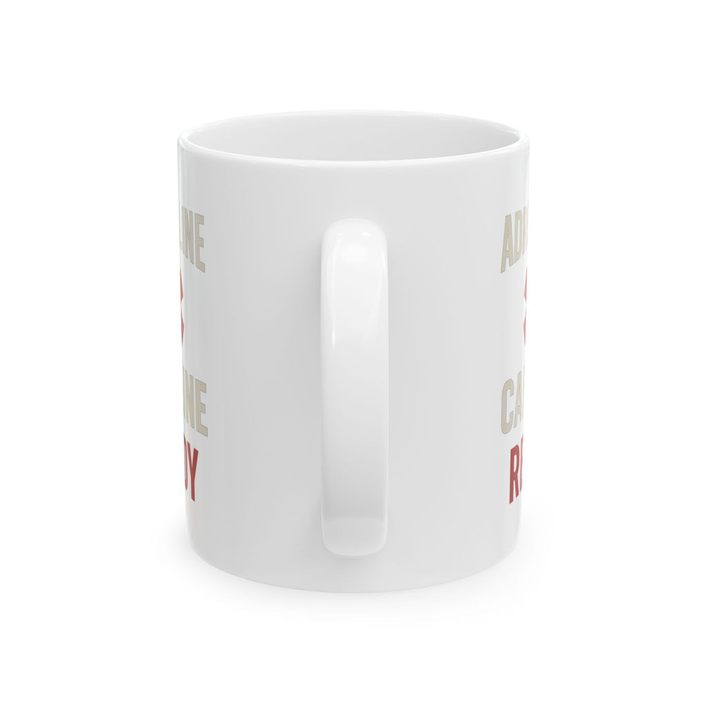 Paramedic Adrenaline And Caffeine Morning Coffee Mug | Unique Gift | Ceramic Mug
