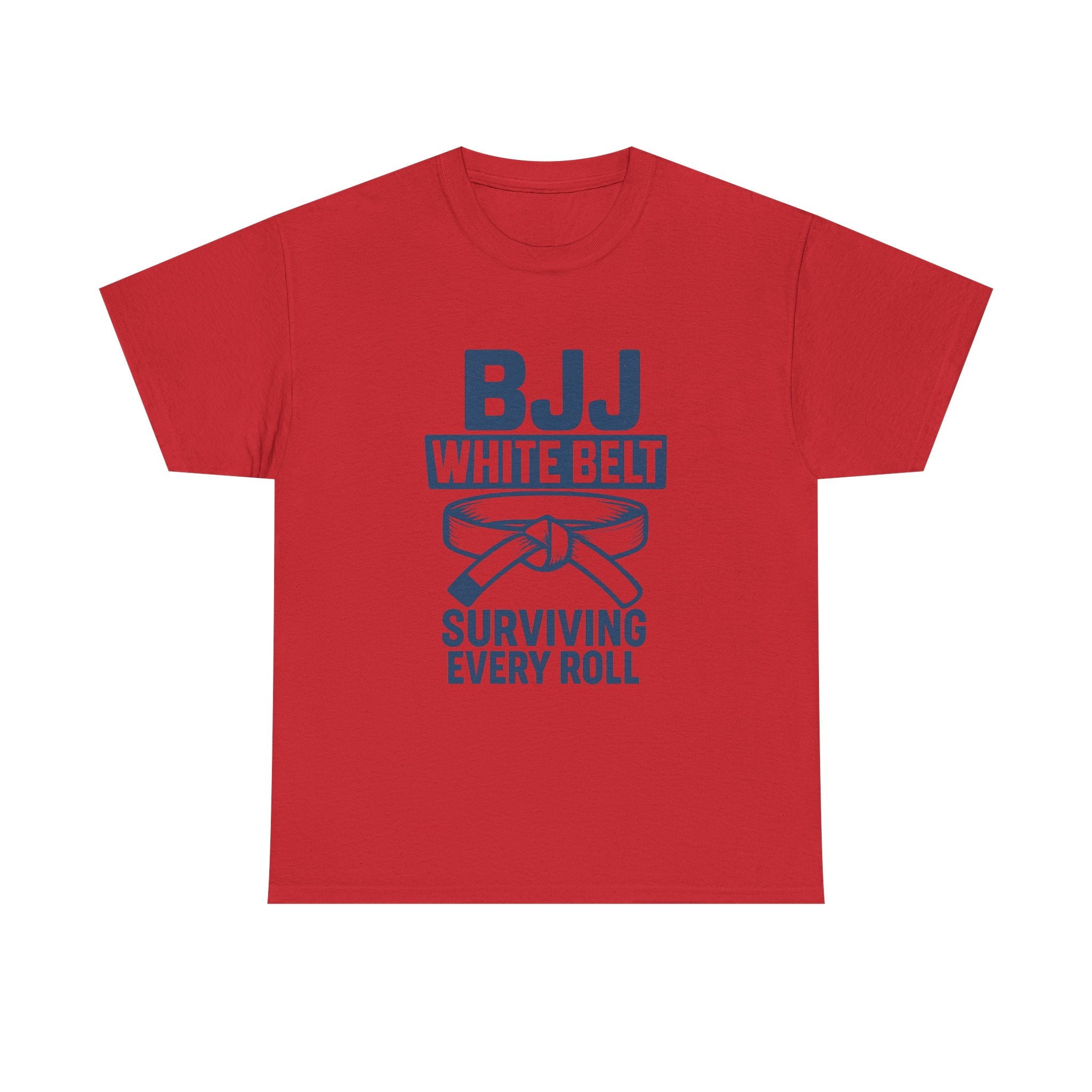 BJJ White Belt Surviving Every Roll T-Shirt