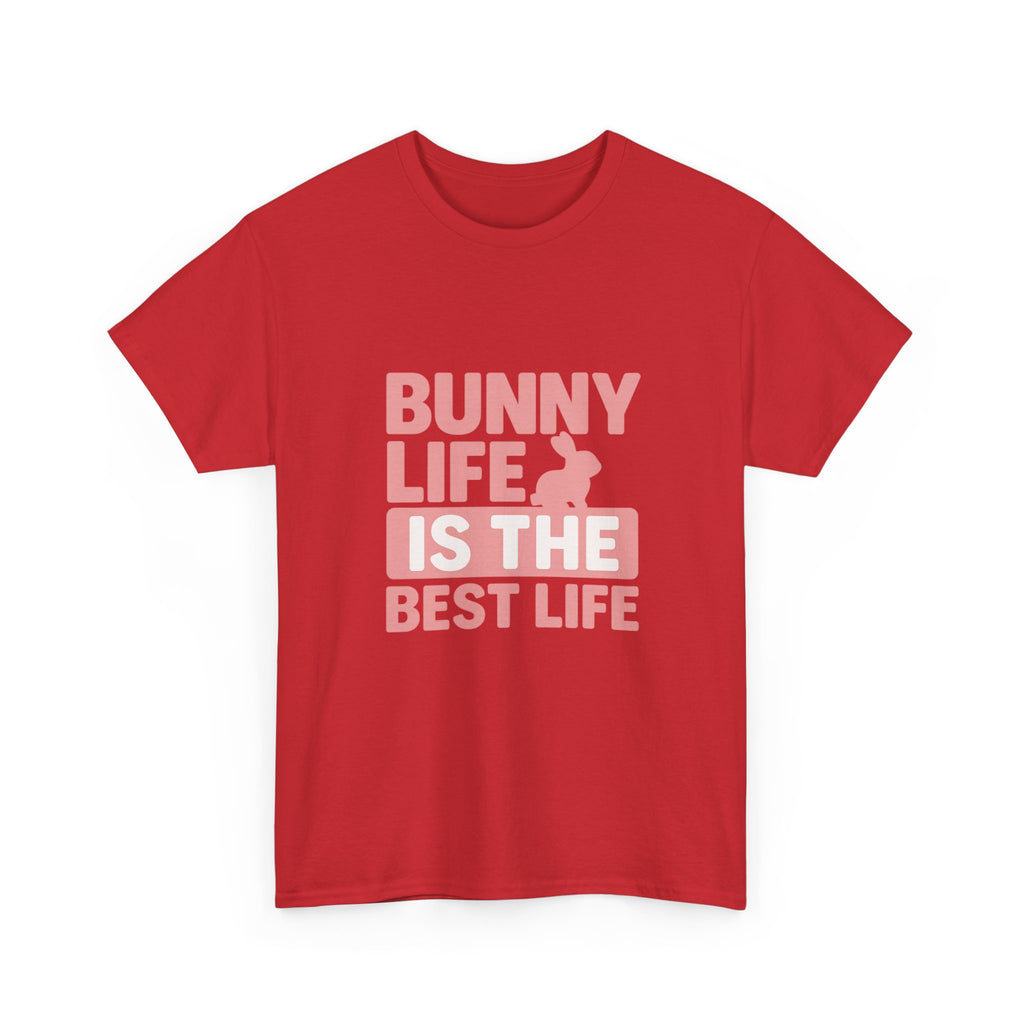 Rabbit Mom Bunny Life Is The Best Life T-Shirt | Gift for Mom | Graphic Tee