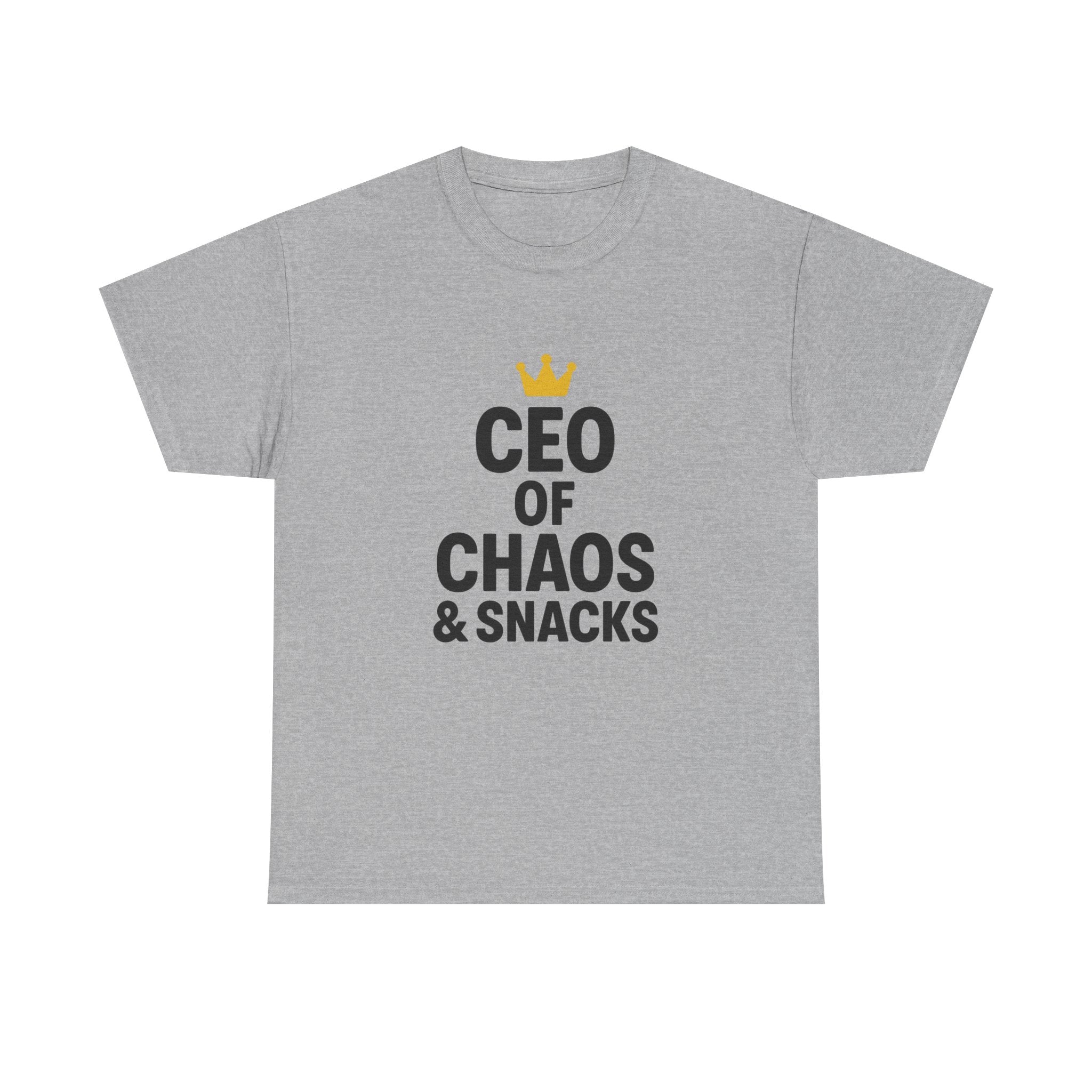 Stay At Home Dad CEO Of Chaos And Snacks T-Shirt | Gift for Dad | Graphic Tee