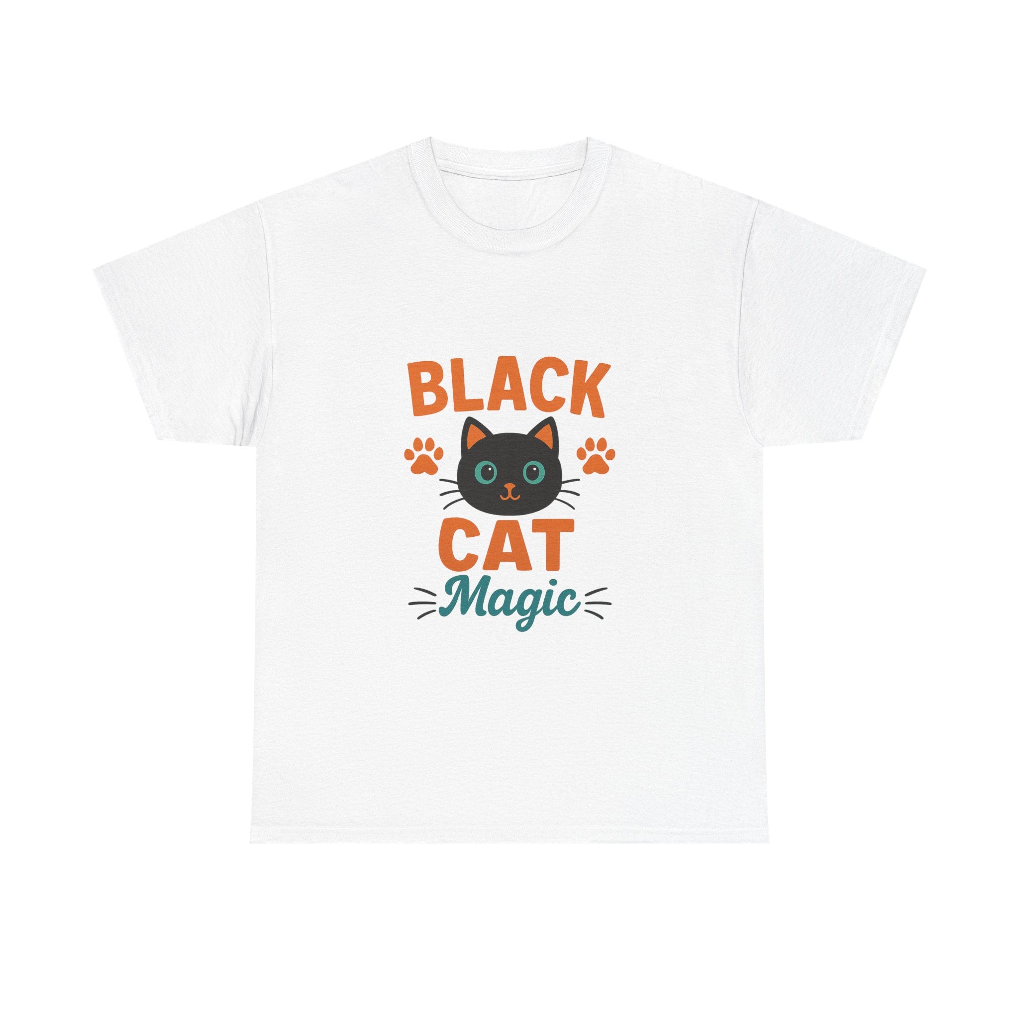 Black Cat Familiar Vibes T-Shirt | Cat Witch Humor Gift | Graphic Tee