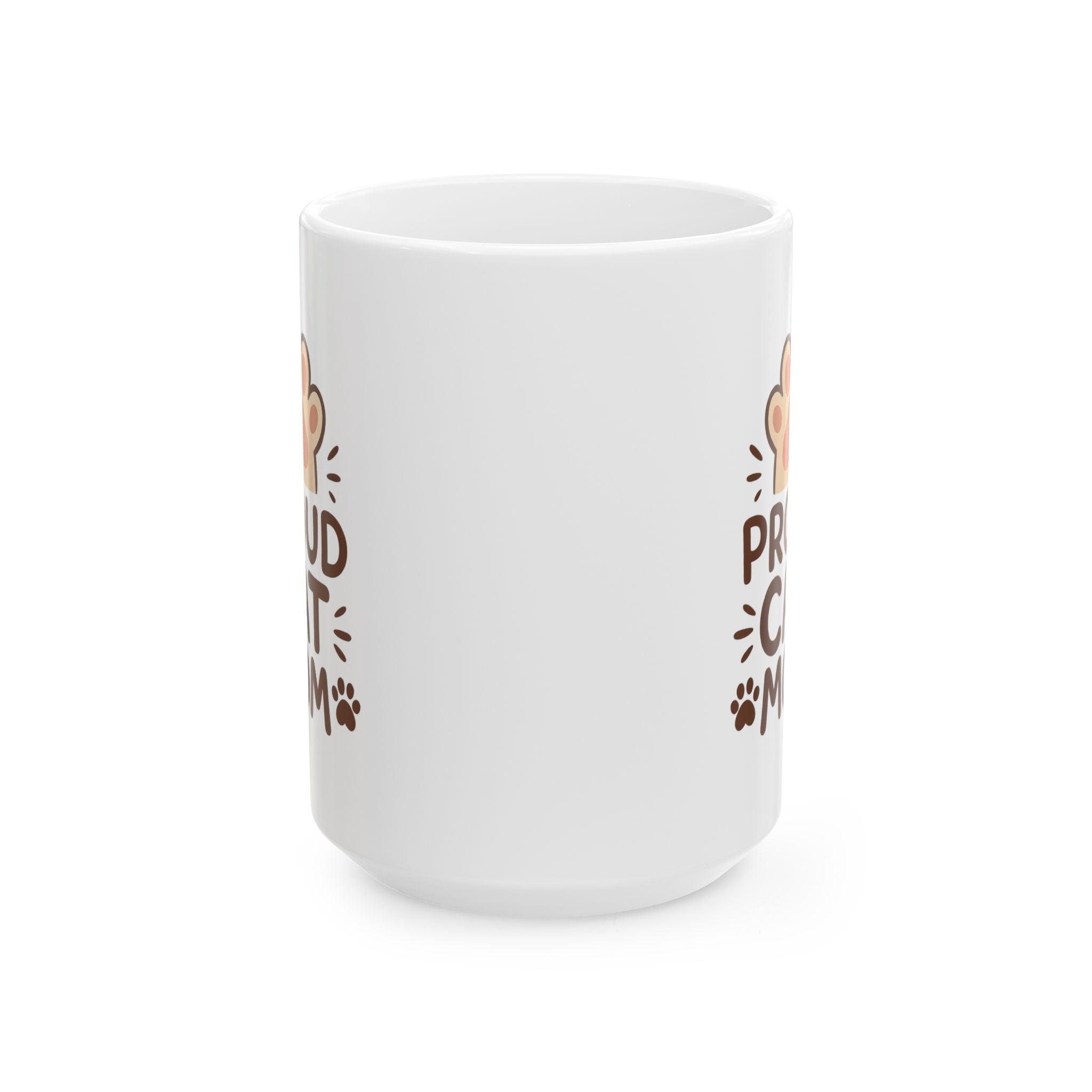 Proud Cat Mom Coffee Mug | Cat Lover Gift | Ceramic Mug