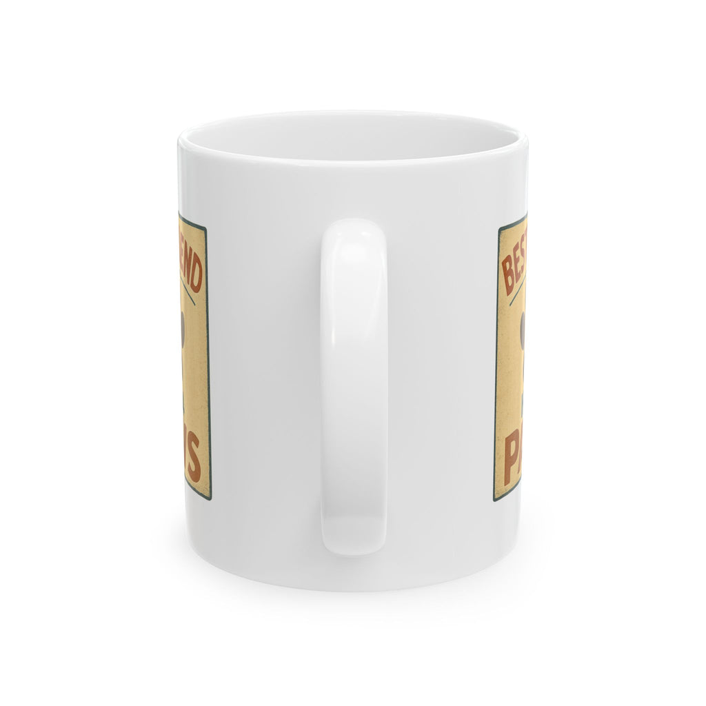 Dog Is My Best Friend And Therapist Coffee Mug | Funny Dog Gift | Ceramic Mug