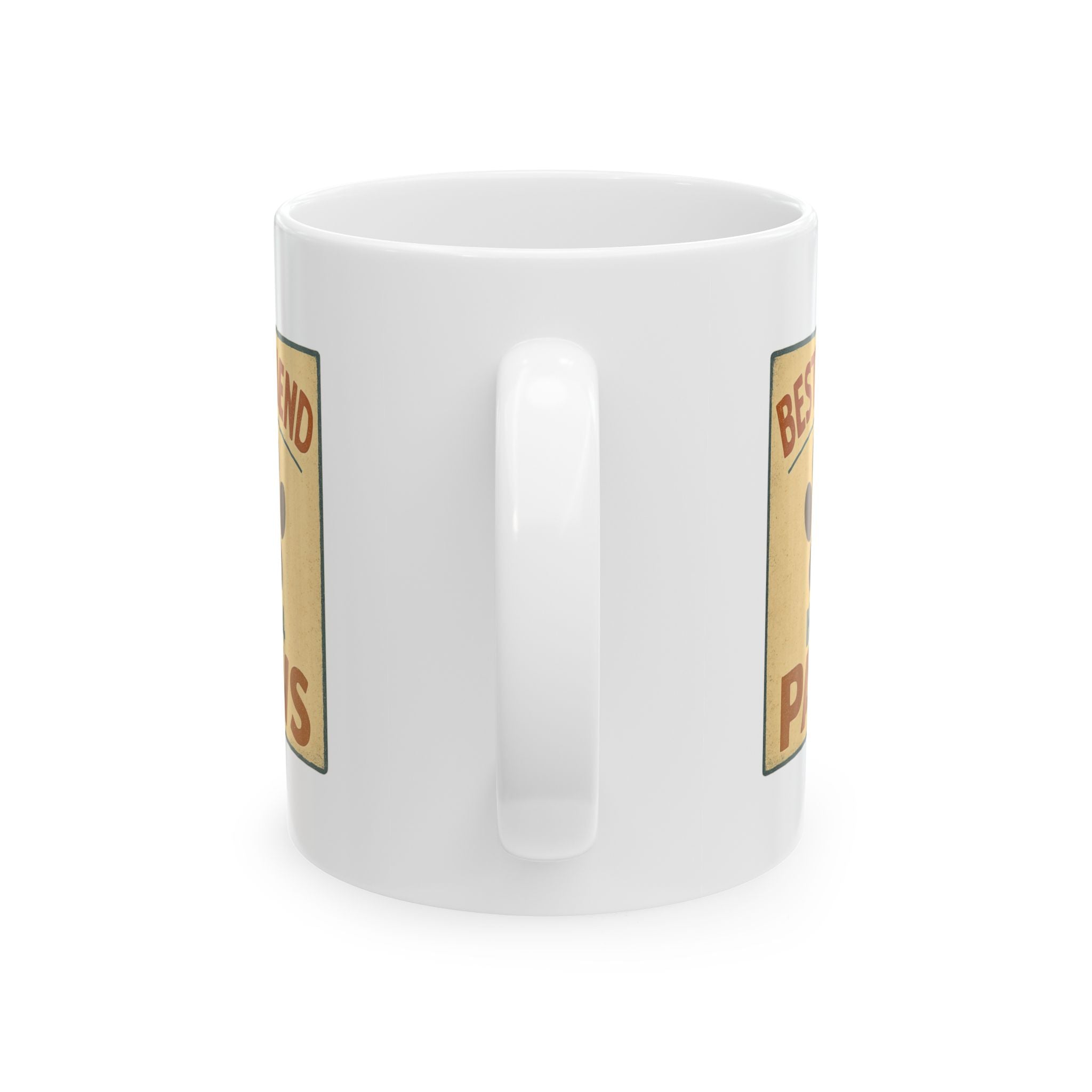 Dog Is My Best Friend And Therapist Coffee Mug | Funny Dog Gift | Ceramic Mug