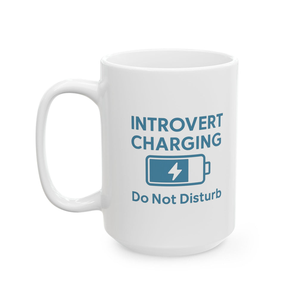 Introvert Charging Please Do Not Disturb Ceramic Mug