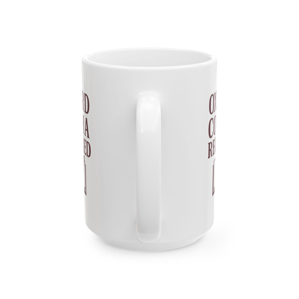 English Teacher Oxford Comma Required Coffee Mug | Teacher Gift | Ceramic Mug