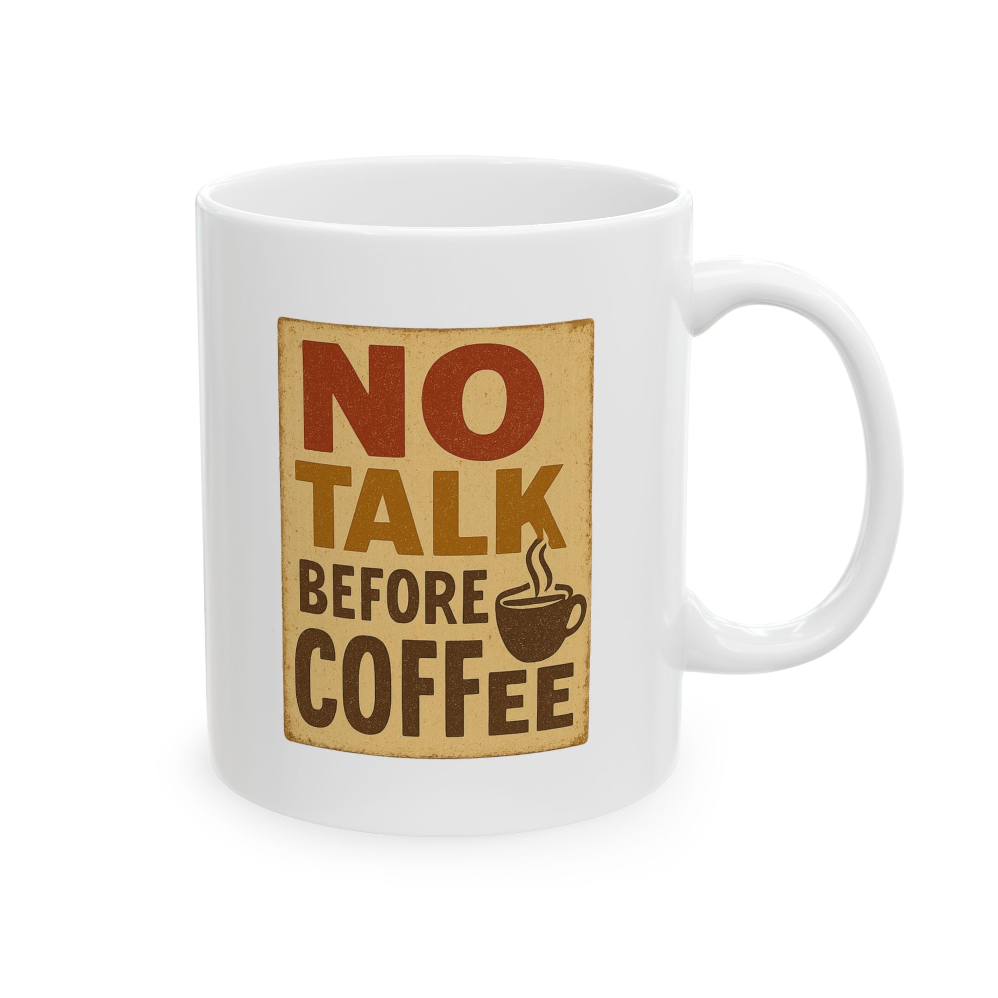 Do Not Talk To Me Before Coffee I Mean It Coffee Mug | Funny Coffee Gift | Ceramic Mug