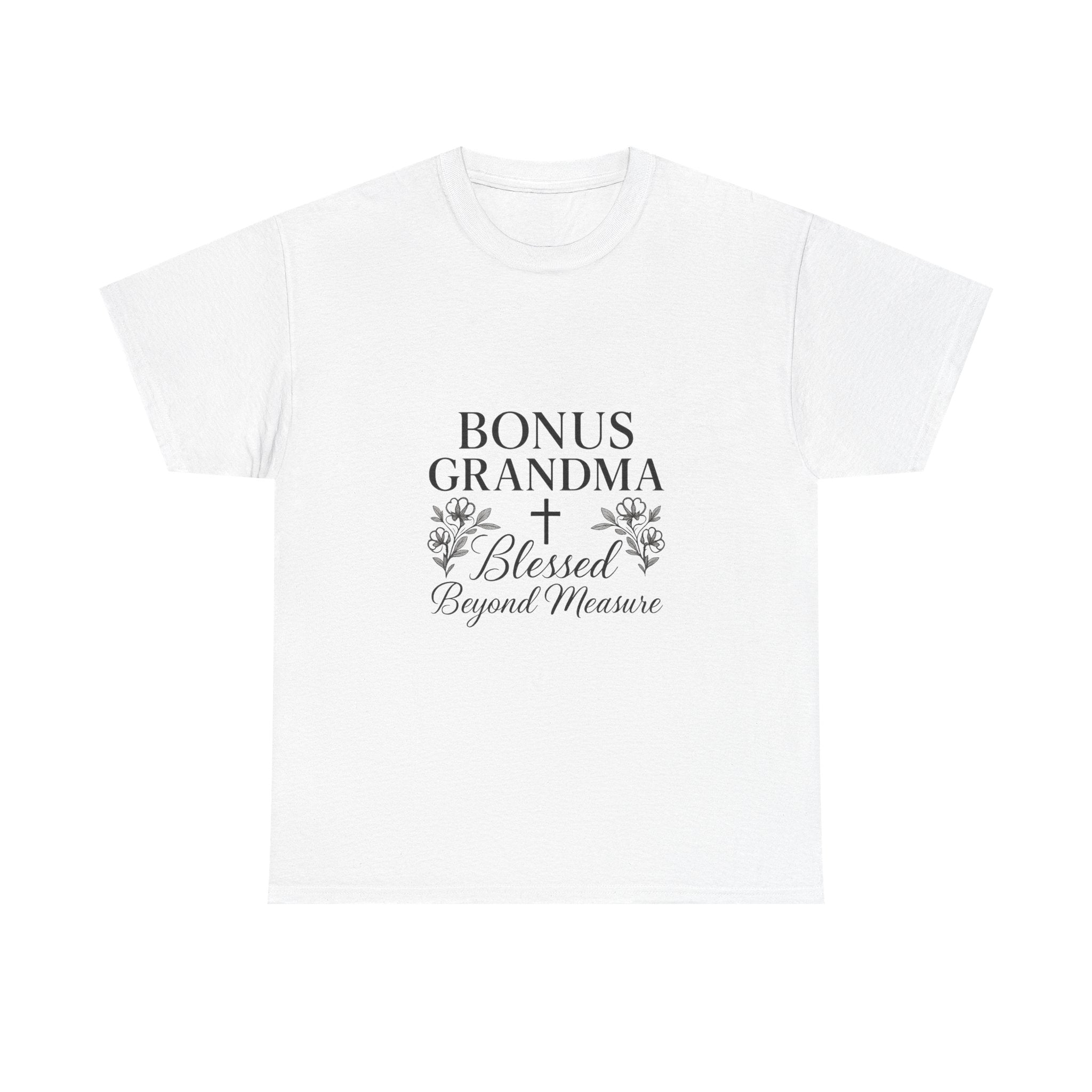Bonus Grandma Blessed Blended Family T-Shirt | Gift for Grandma | Graphic Tee