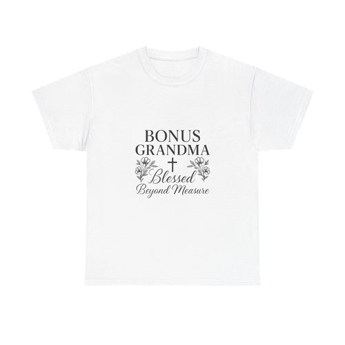 Bonus Grandma Blessed Blended Family T-Shirt | Gift for Grandma | Graphic Tee
