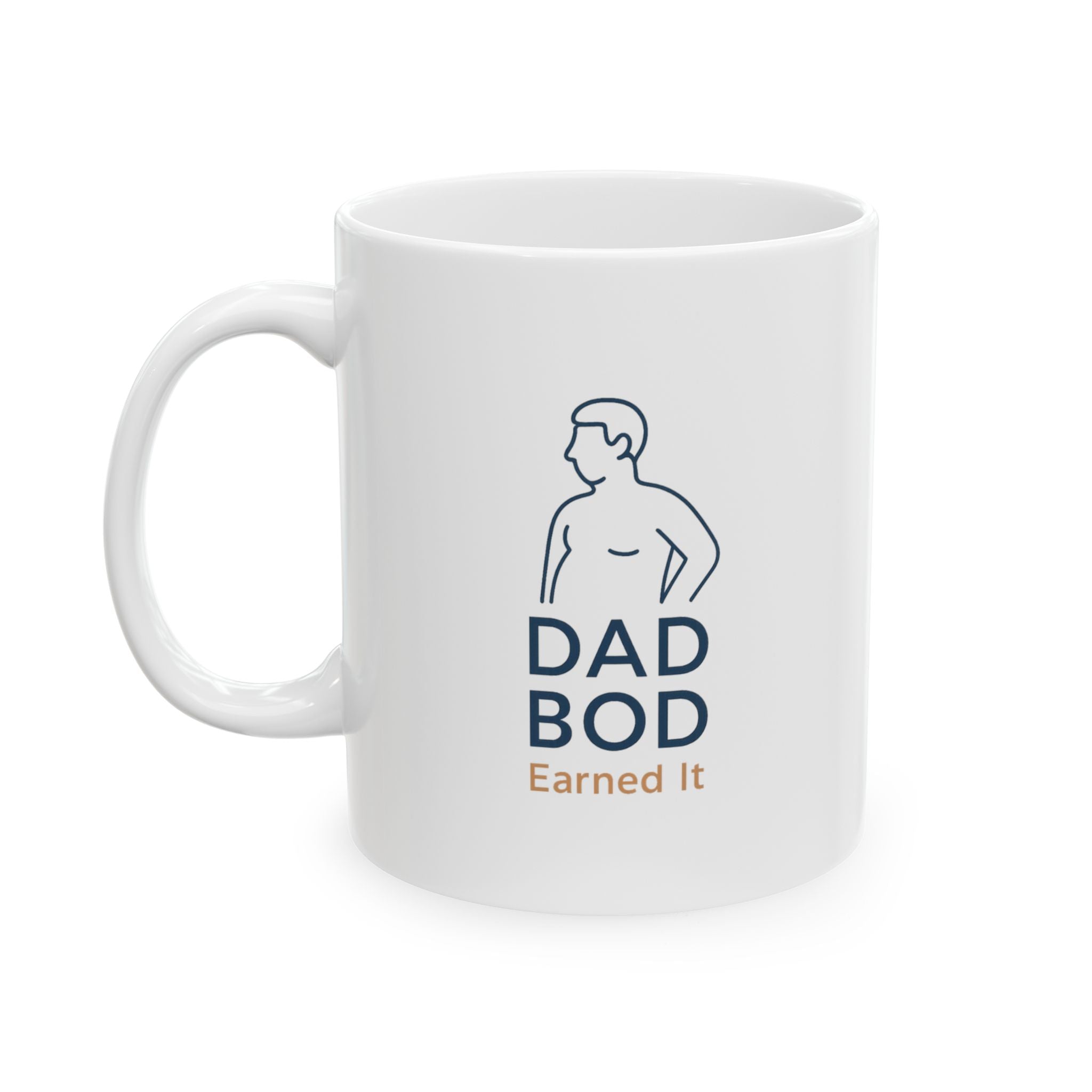 Dad Bod Champion Level Coffee Mug | Funny Father Humor | Ceramic Mug