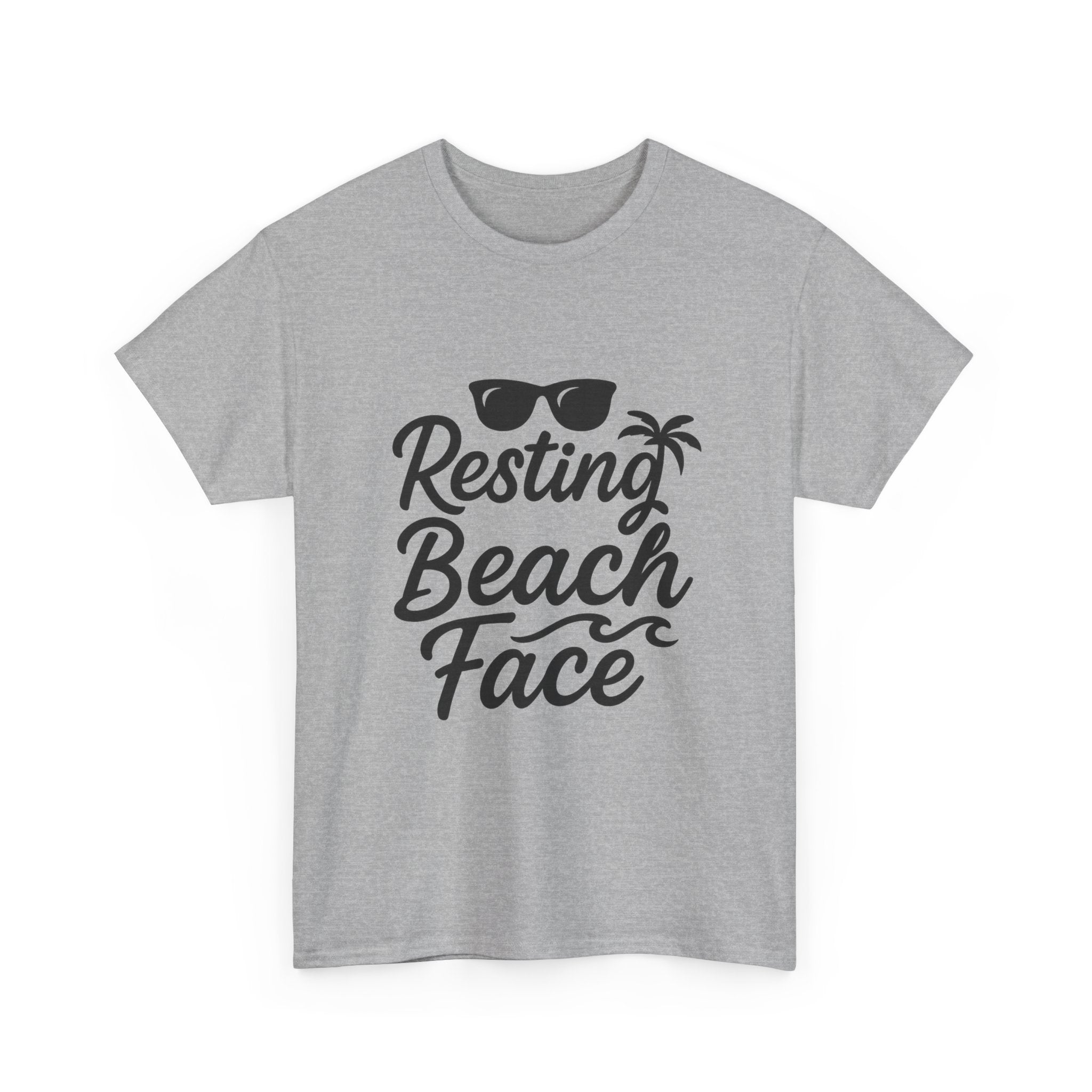 Resting Beach Face Vacation T-Shirt | Cat Lover Gift | Graphic Tee