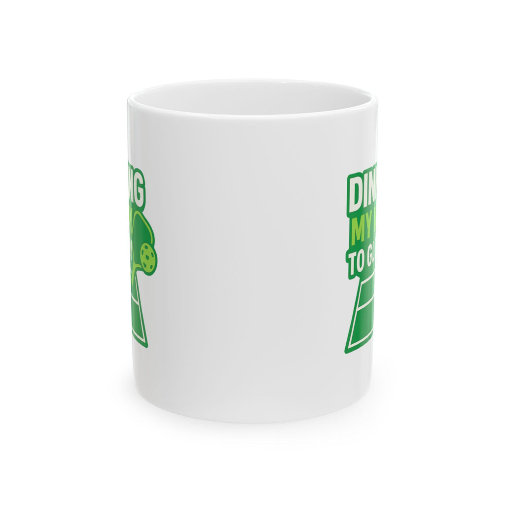 Pickleball Grandma Dinking My Way To Glory Coffee Mug | Gift for Grandma | Ceramic Mug