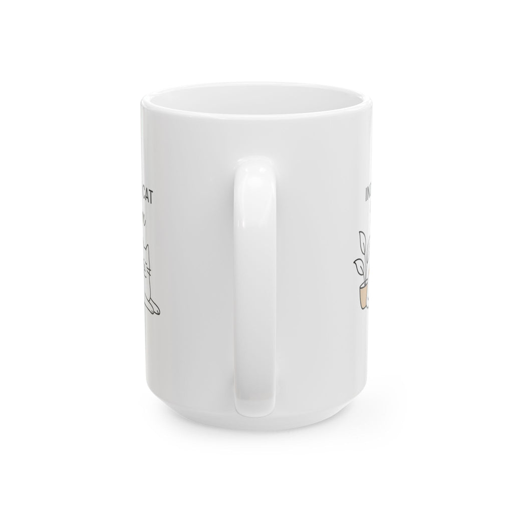 Proud Indoor Cat Parent Coffee Mug | Cat Lover Gift | Ceramic Mug