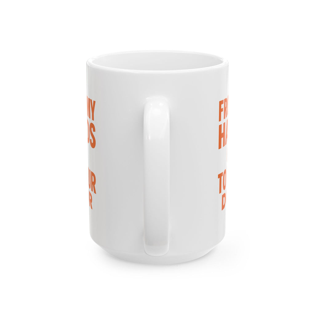 Delivery Driver From My Hands To Your Door Coffee Mug | Unique Gift | Ceramic Mug