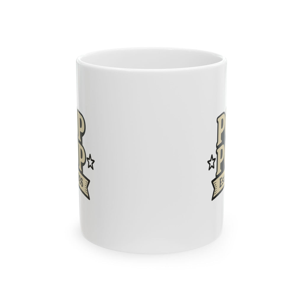Pop Pop Est 2026 Grandfather Coffee Mug | Unique Gift | Ceramic Mug