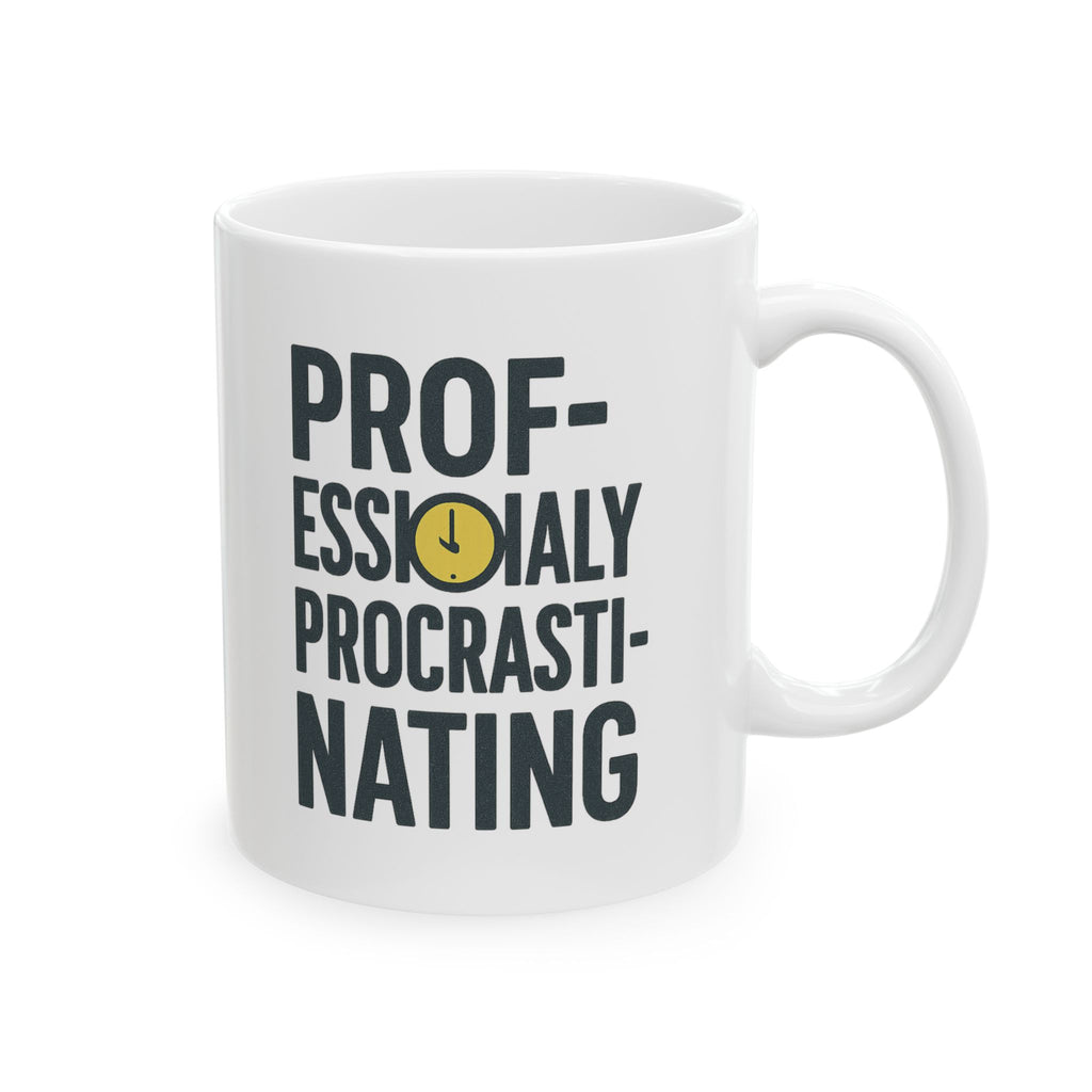 Professionally Procrastinating But With Coffee Coffee Mug | Coffee Lover Gift | Ceramic Mug