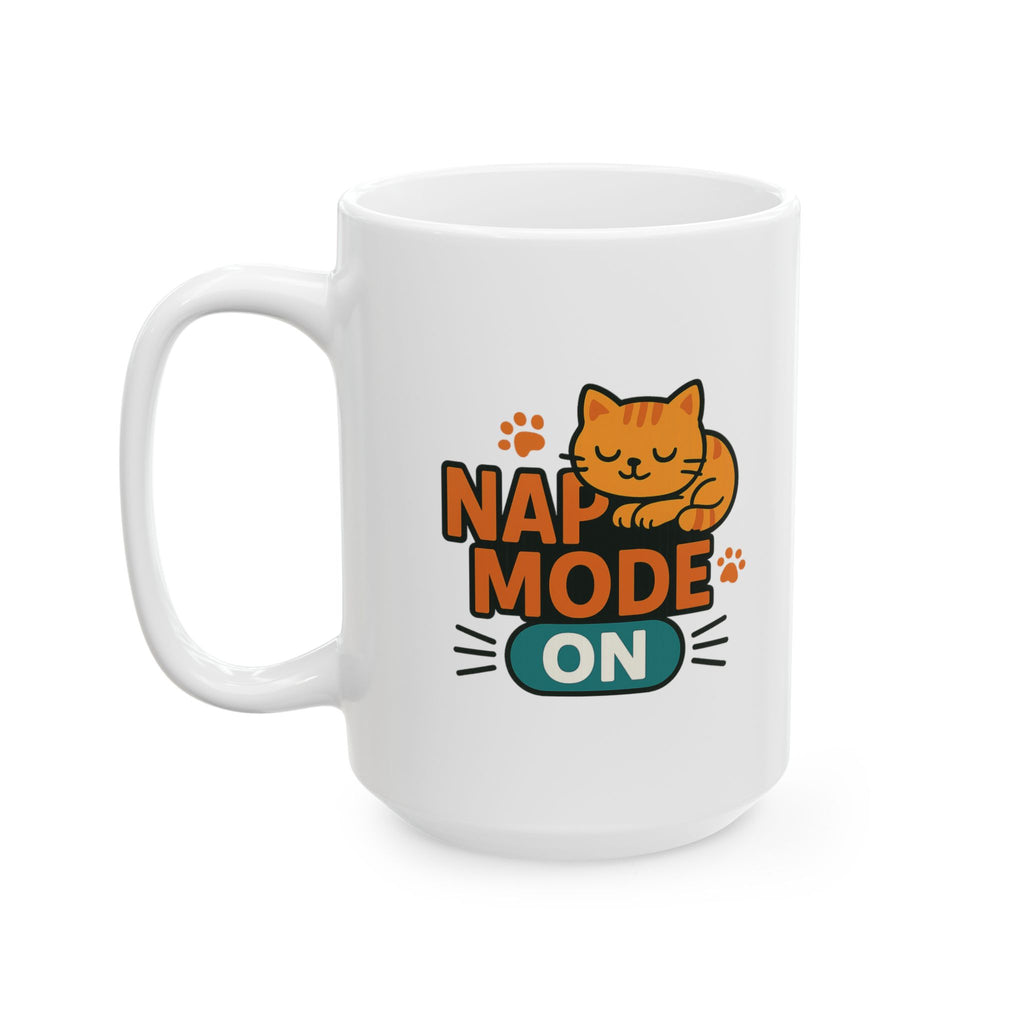 Nap Queen Cat Life Goals Coffee Mug | Cat Napper Gift | Ceramic Mug