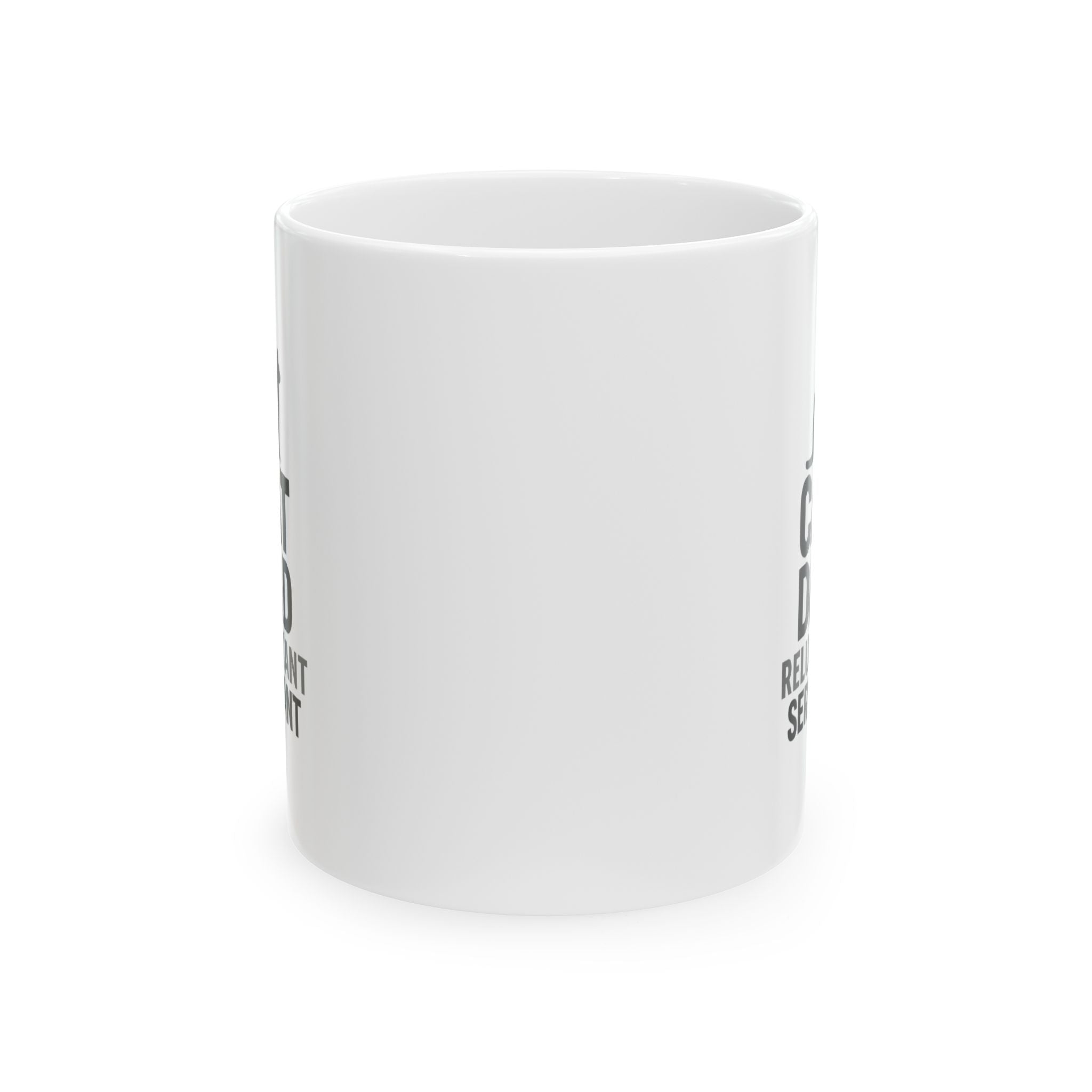 Cat Dad Reluctant Servant Coffee Mug | Cat Lover Gift | Ceramic Mug