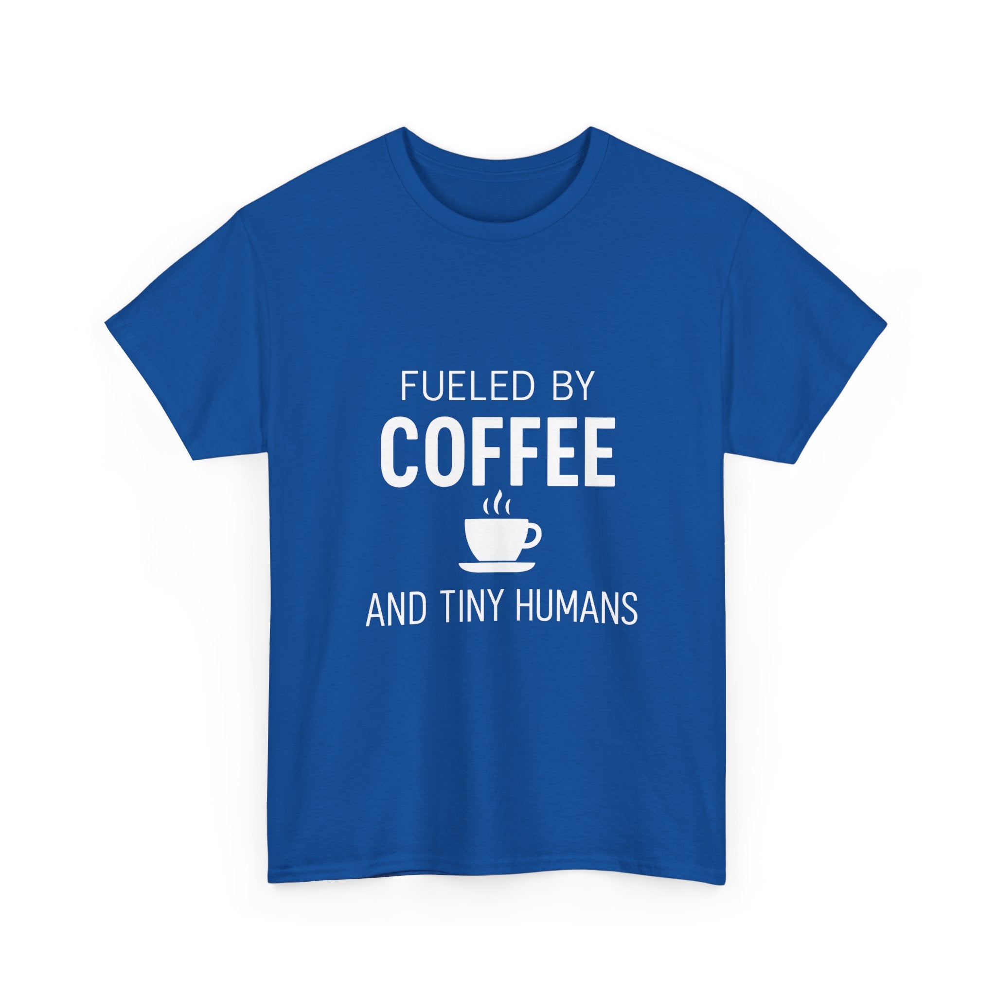 Fueled by Coffee Tiny Humans Teacher T-Shirt | Teacher Gift | Graphic Tee