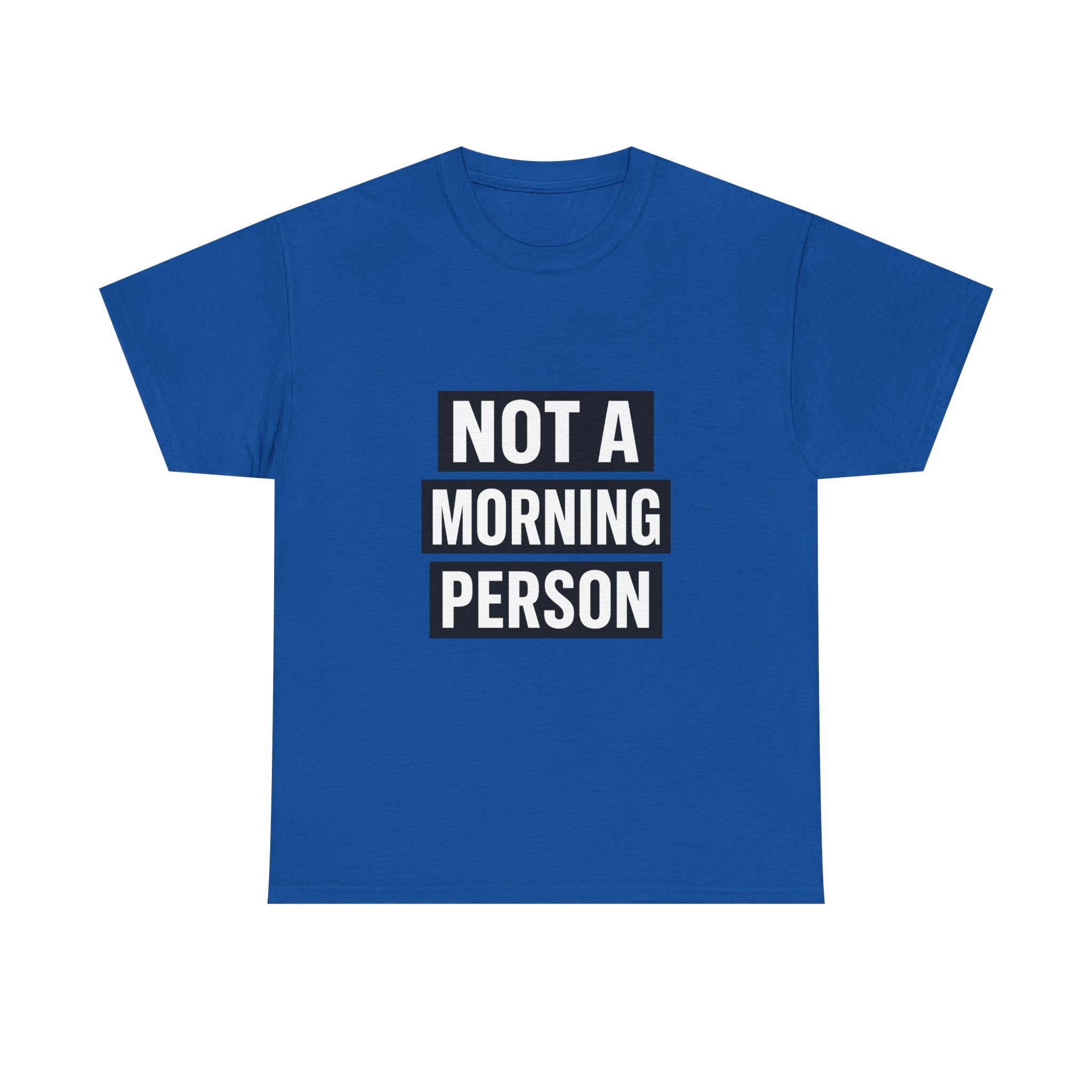 Morning Person No Such Thing T-Shirt | Anti Morning Humor | Graphic Tee