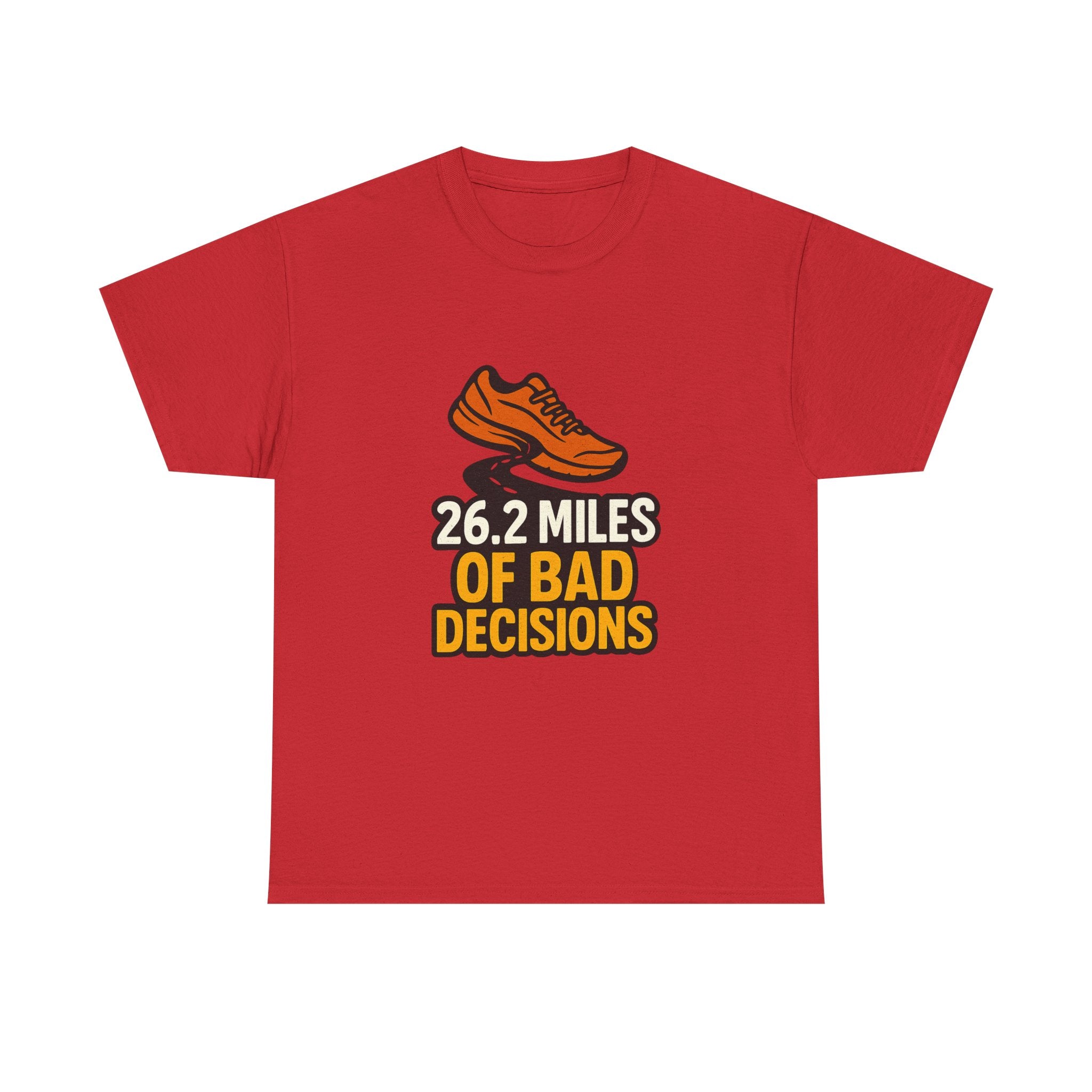 Marathon Runner 26.2 Miles Of Bad Decisions T-Shirt | Unique Gift | Graphic Tee