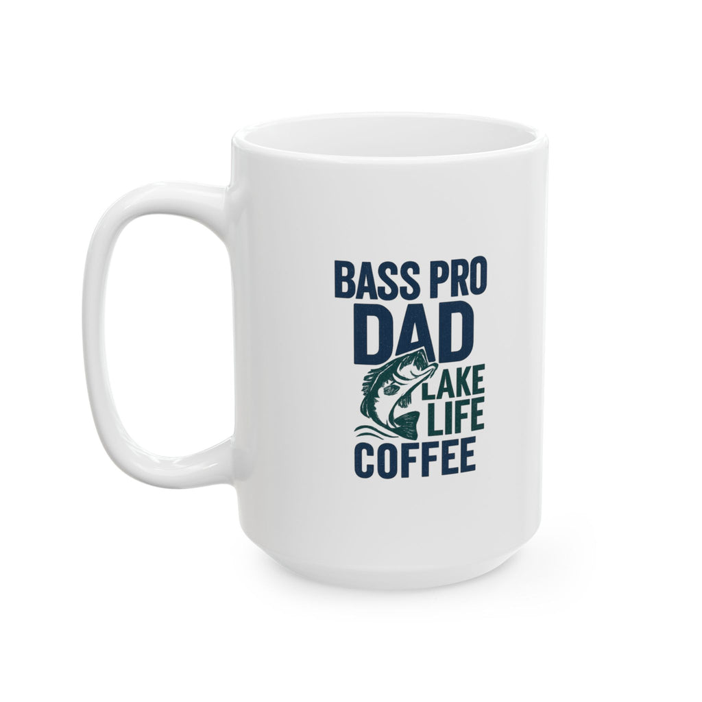Bass Pro Dad Lake Life Coffee Coffee Mug | Gift for Dad | Ceramic Mug