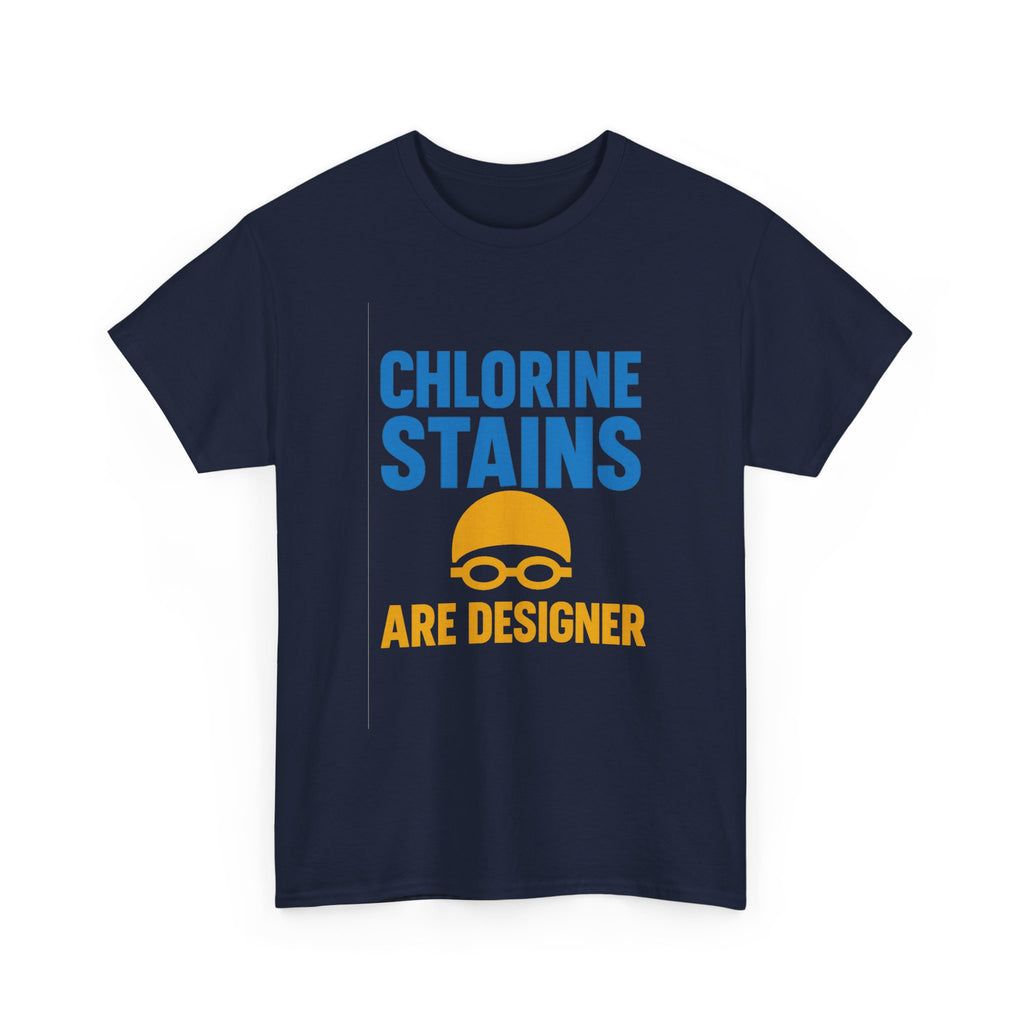 Swim Mom Chlorine Stains Are Designer T-Shirt | Gift for Mom | Graphic Tee