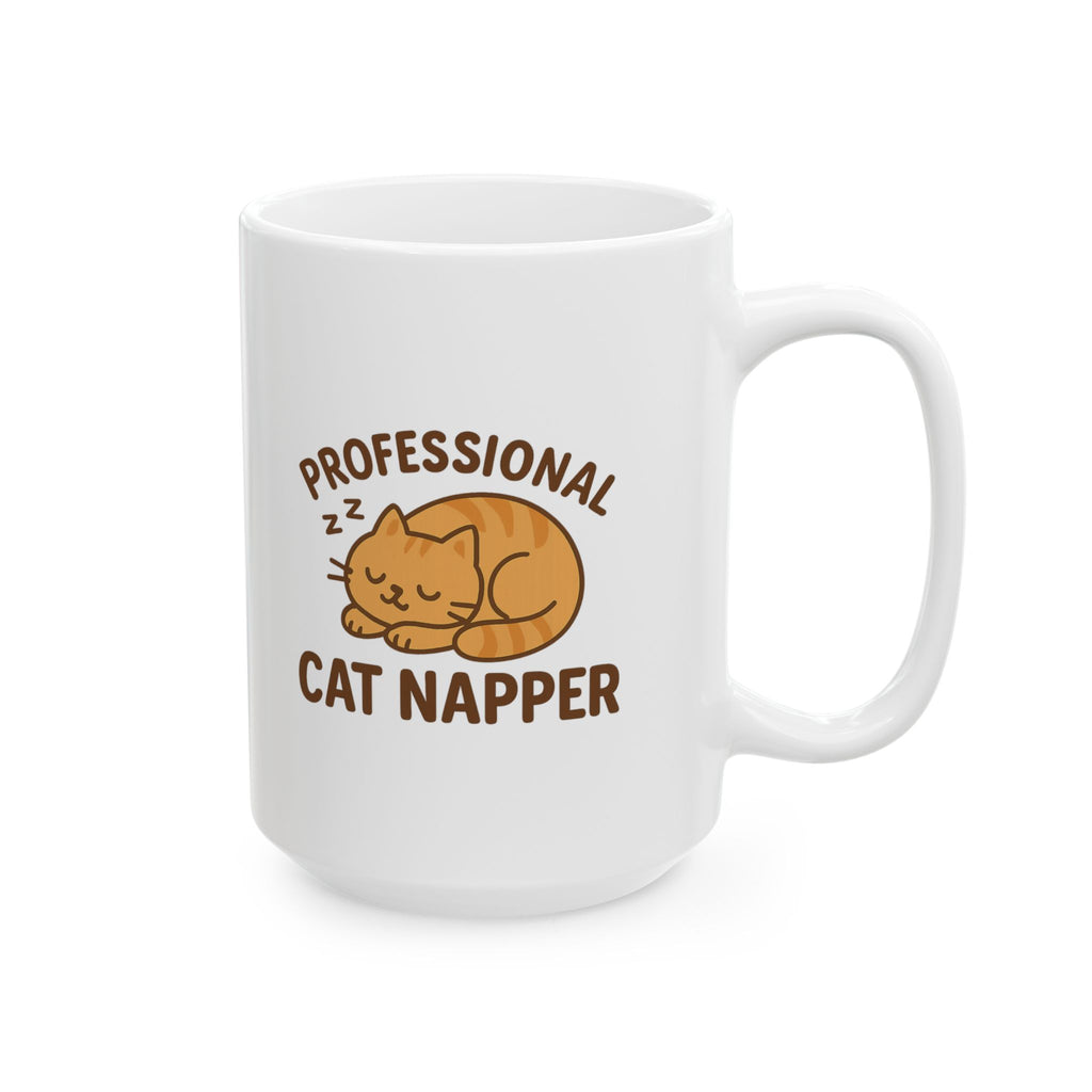 Professional Cat Napper Coffee Mug | Cat Lover Gift | Ceramic Mug