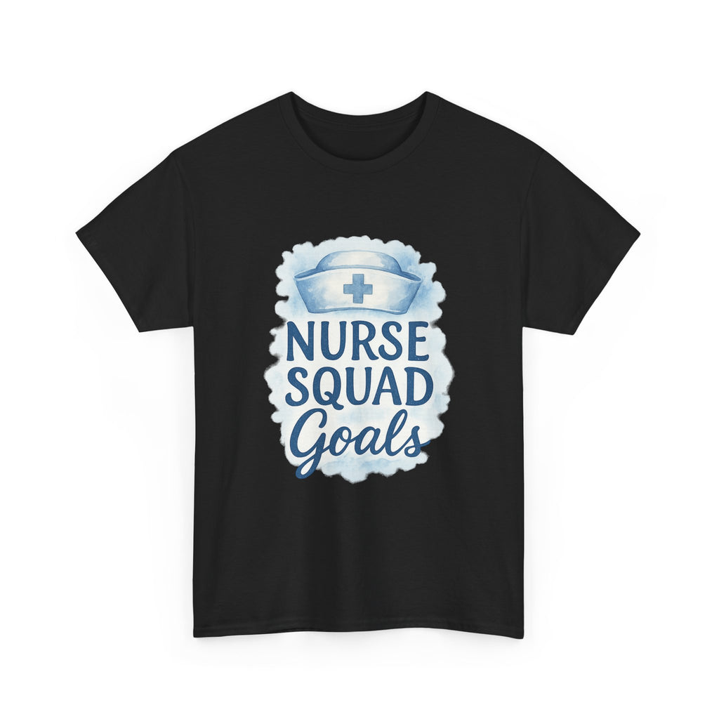Nurse Squad Powered By Coffee T-Shirt | Nurse Team Humor | Graphic Tee