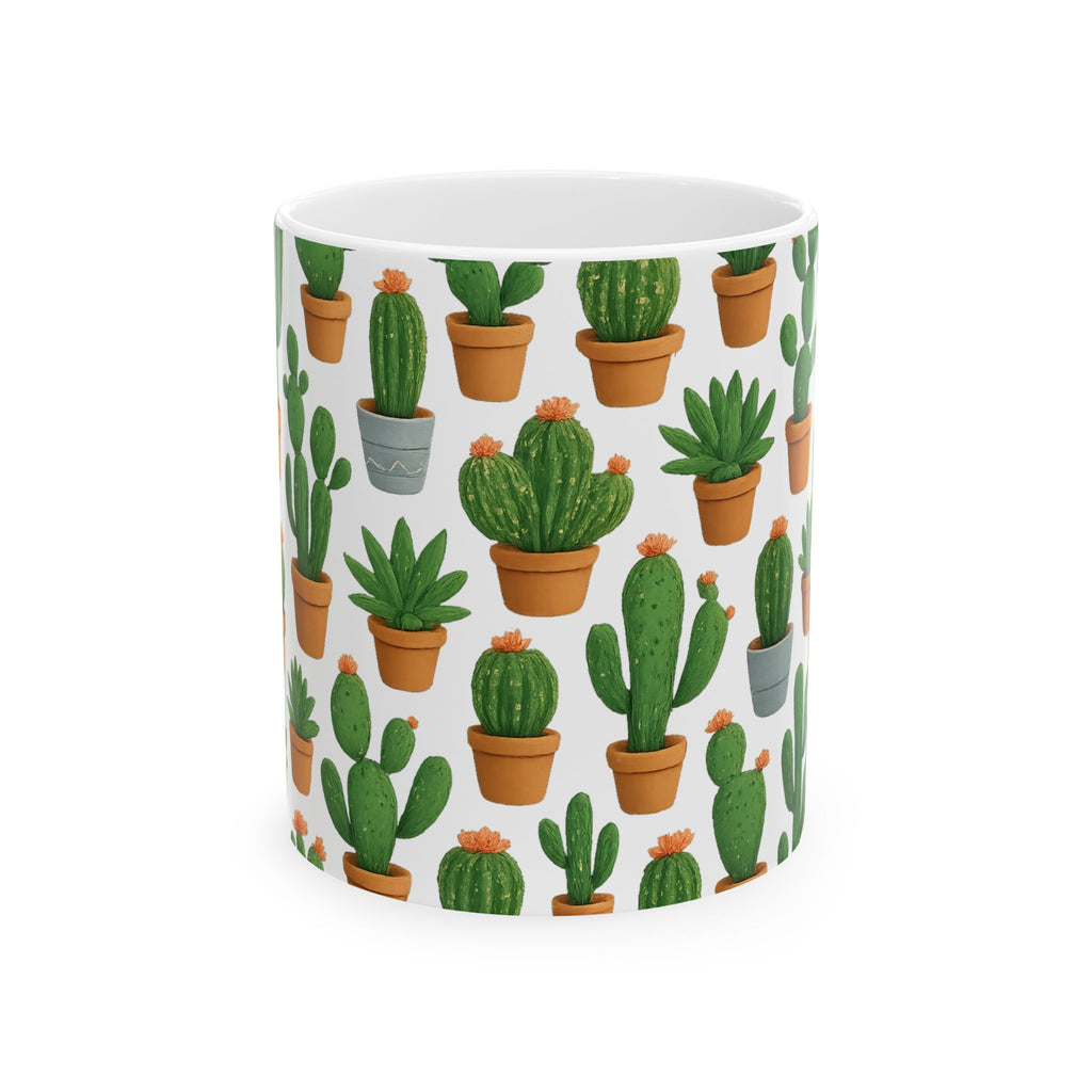 Potted Succulents Coffee Mug | Unique Gift | Ceramic Mug