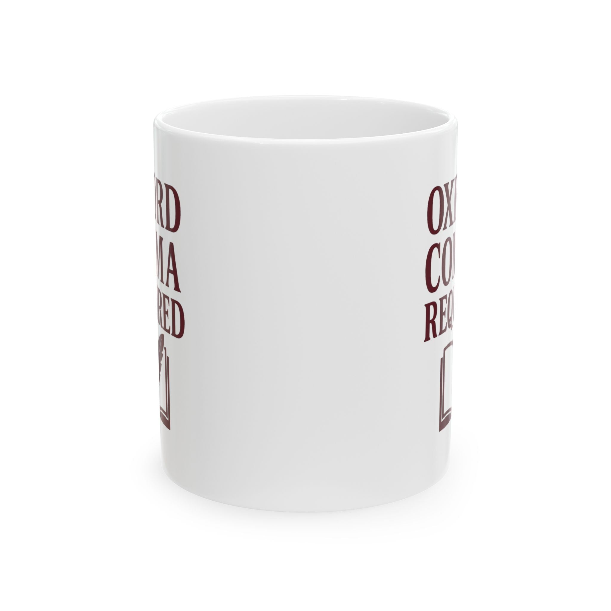 English Teacher Oxford Comma Required Coffee Mug | Teacher Gift | Ceramic Mug