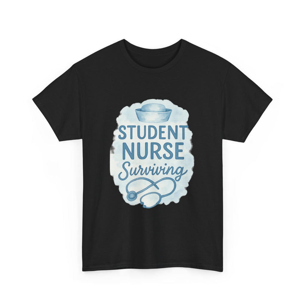 Nursing Student Powered By Caffeine And Textbooks T-Shirt | Nursing Student Gift | Graphic Tee