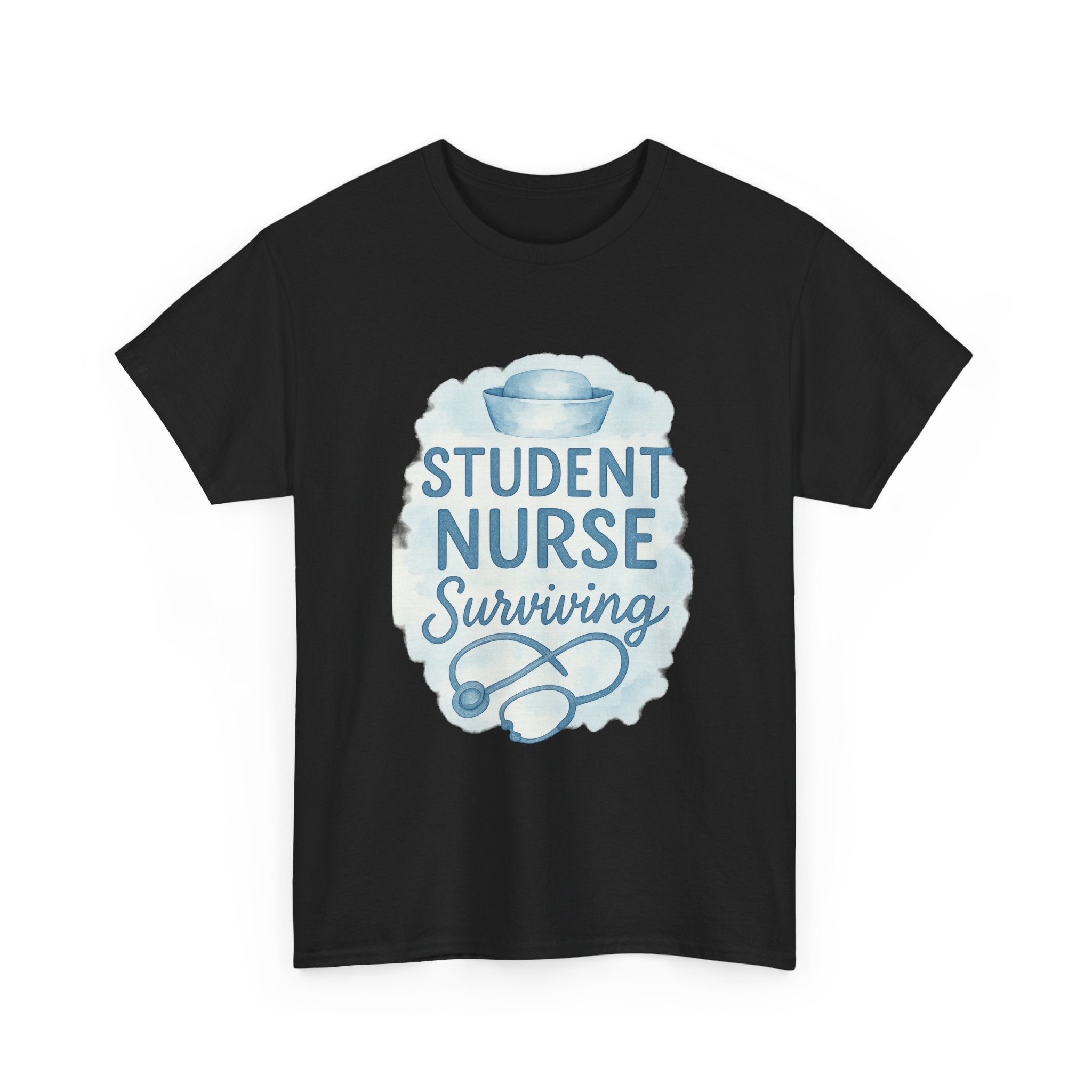 Nursing Student Powered By Caffeine And Textbooks T-Shirt | Nursing Student Gift | Graphic Tee