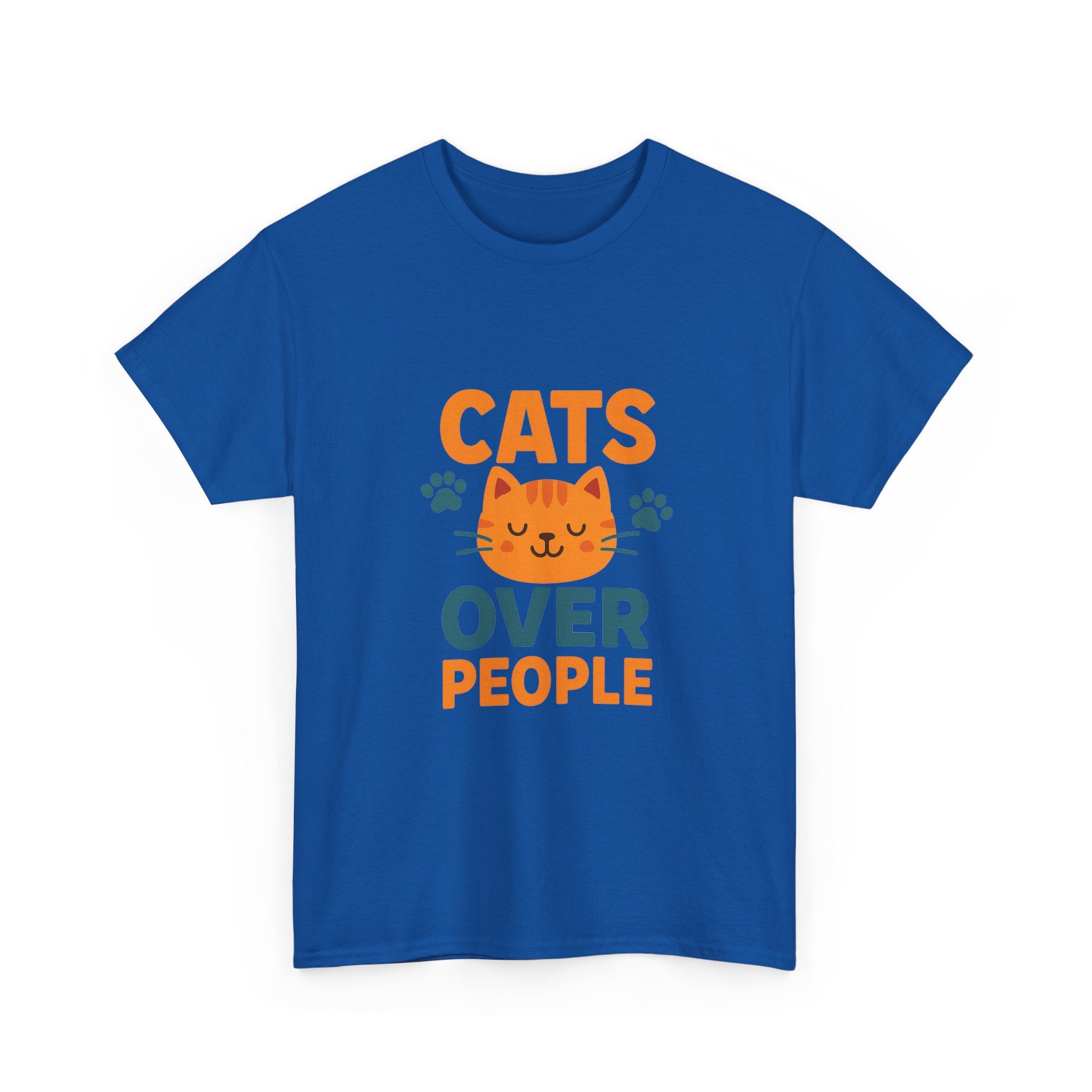 People Are Fine But Cats Are Better T-Shirt | Funny Cat Gift | Graphic Tee