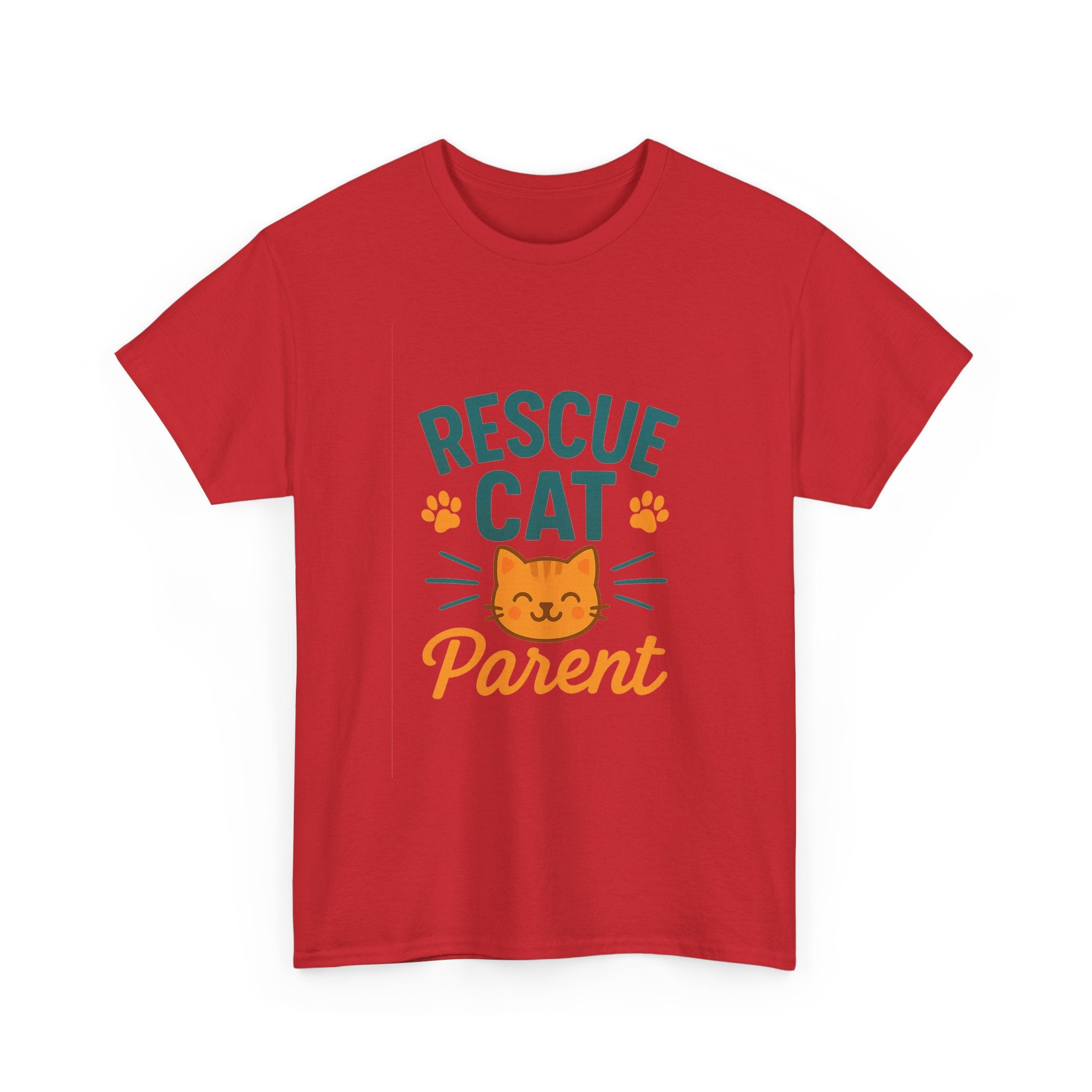 Saved By A Rescue Cat T-Shirt | Funny Rescue Pet Gift | Graphic Tee