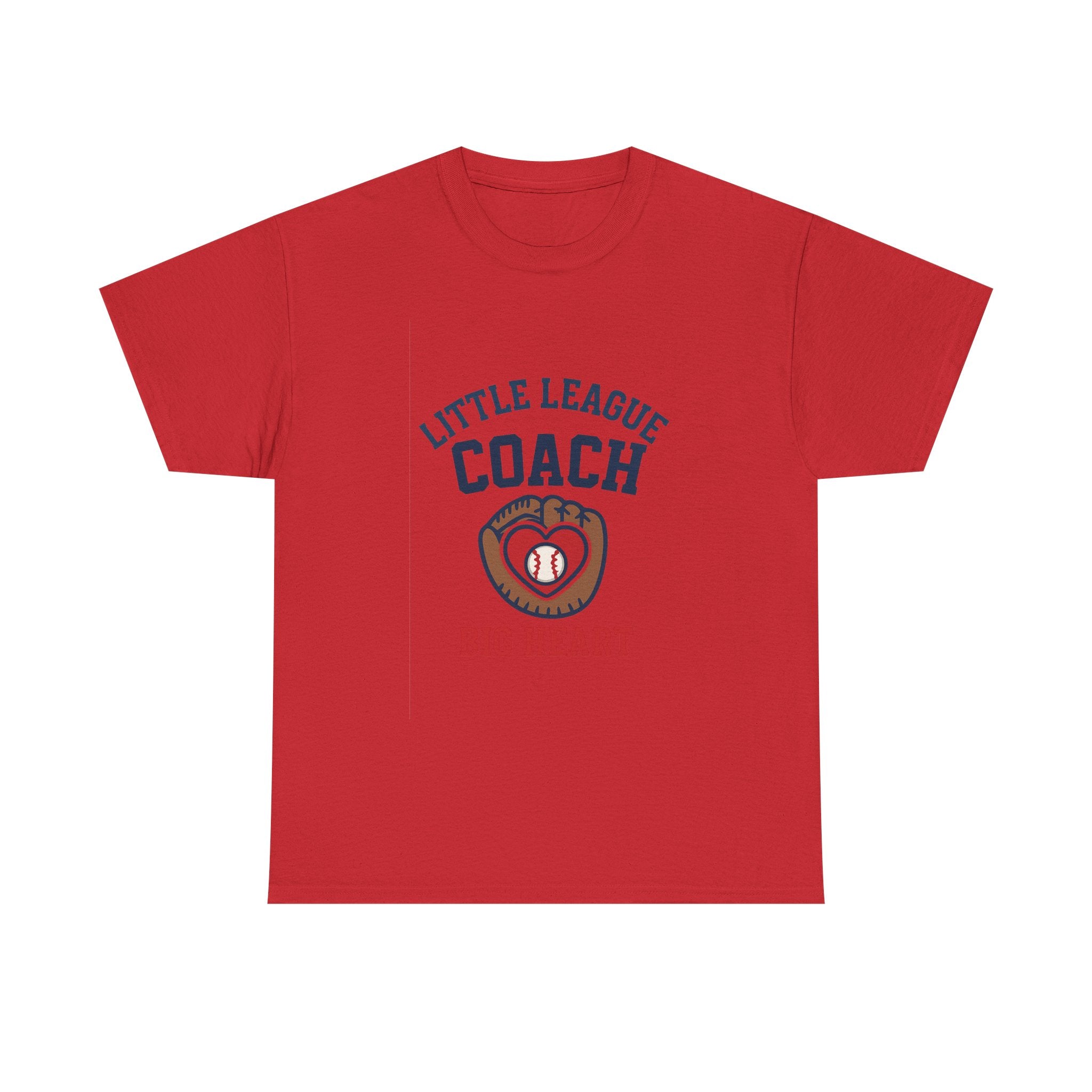 Little League Coach Big Heart T-Shirt | Unique Gift | Graphic Tee