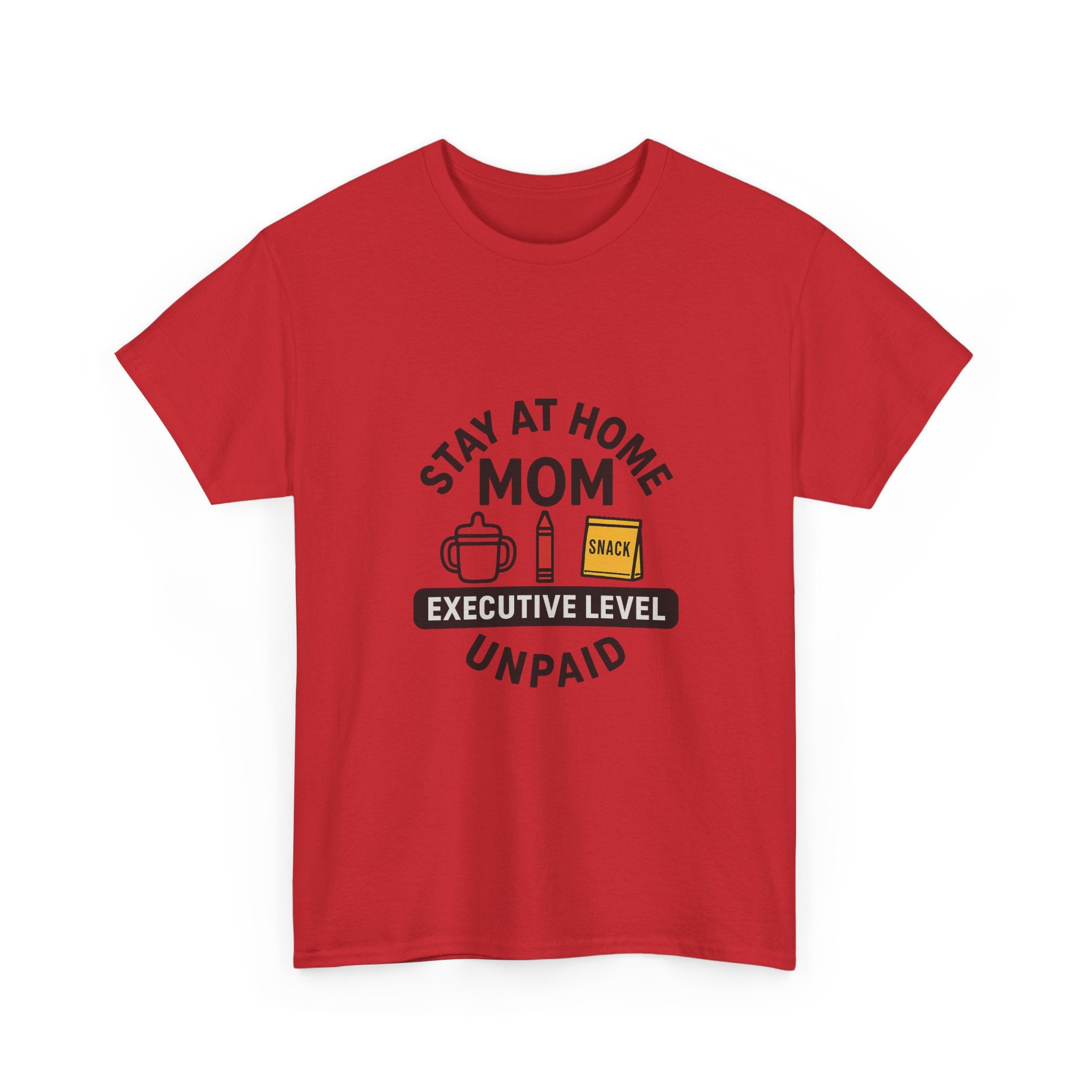 Stay At Home Mom Executive Level Unpaid T-Shirt | Gift for Mom | Graphic Tee