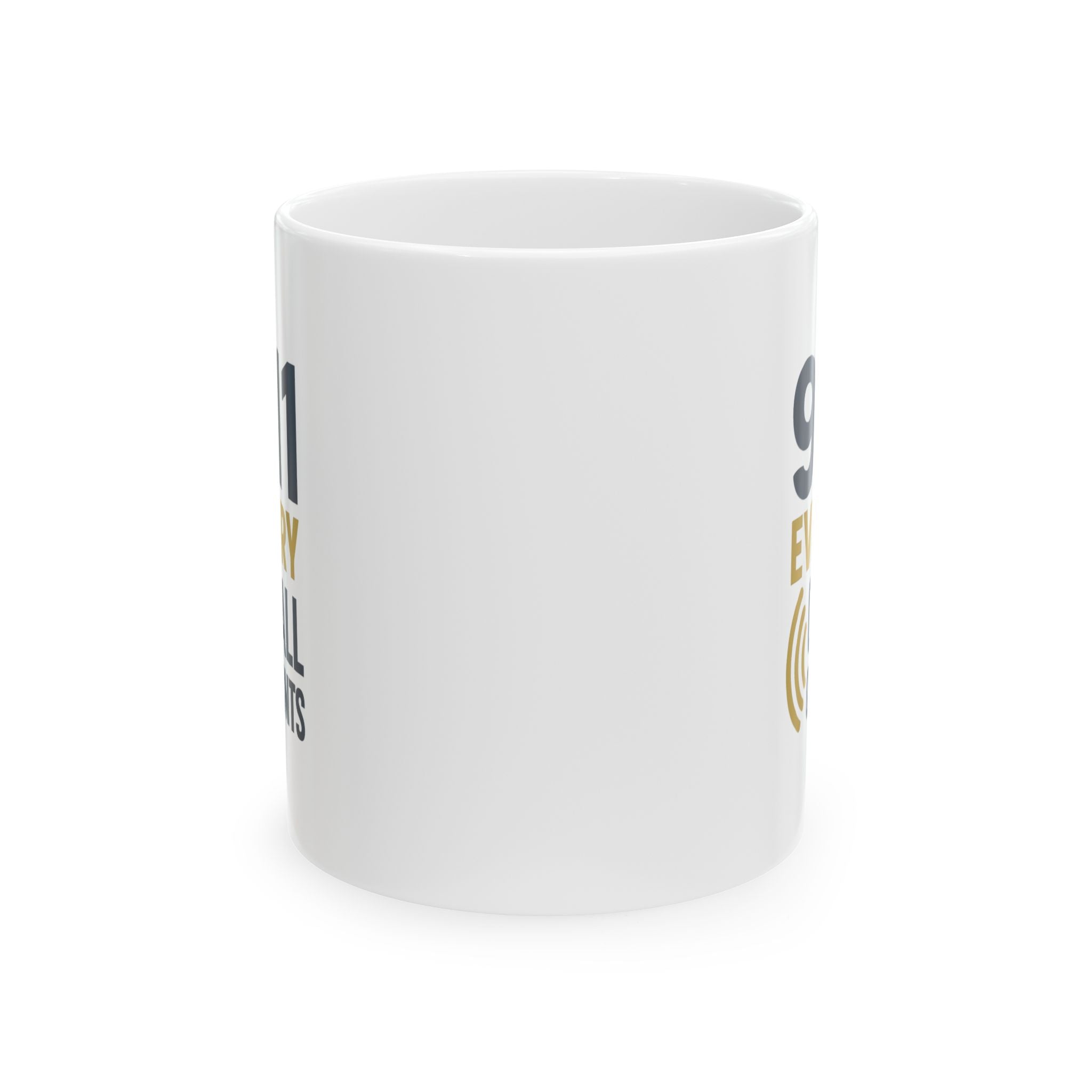 Emergency Dispatcher 911 Every Call Counts Coffee Mug | Unique Gift | Ceramic Mug