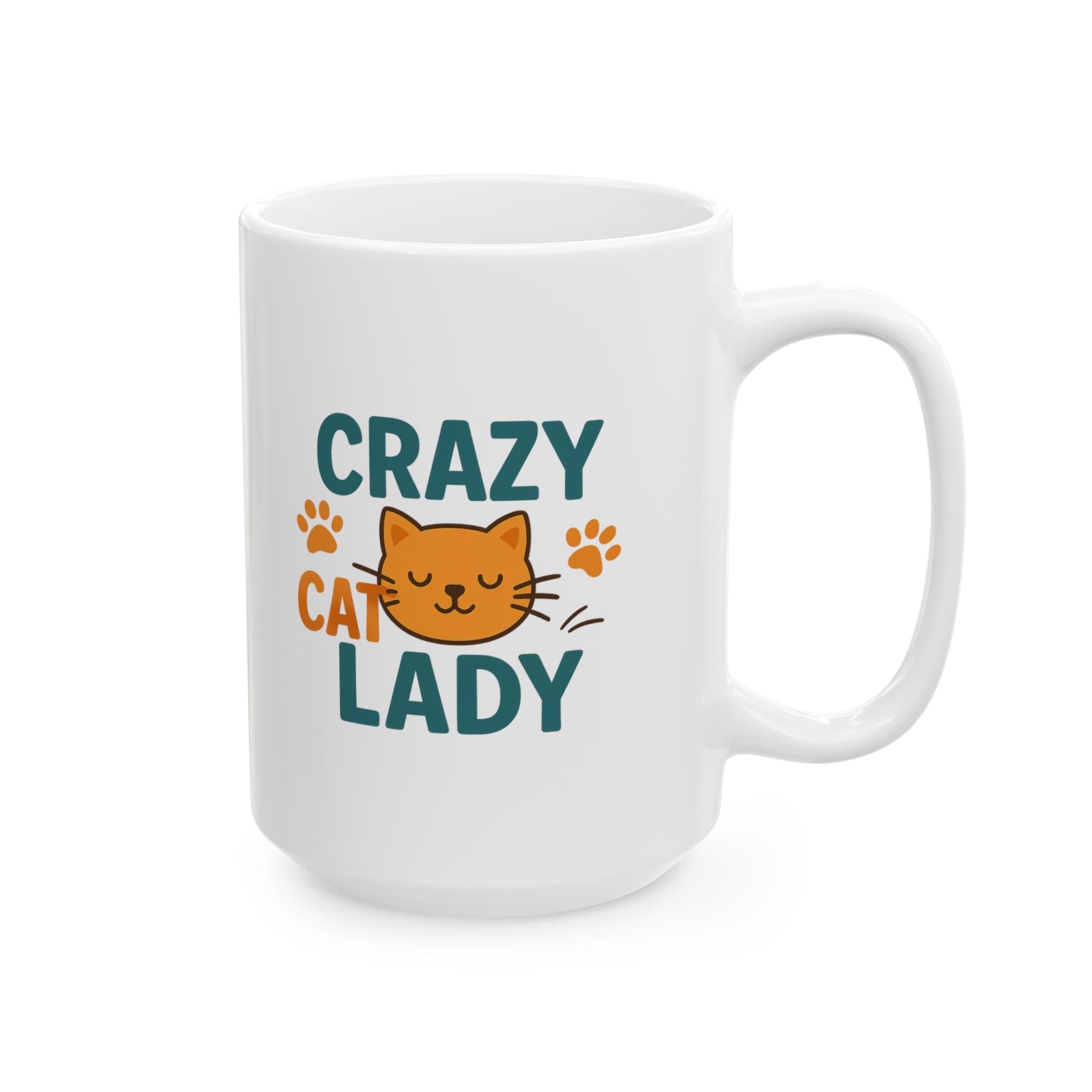 Not Crazy Just Cat Lady Coffee Mug | Cat Lover Gift | Ceramic Mug