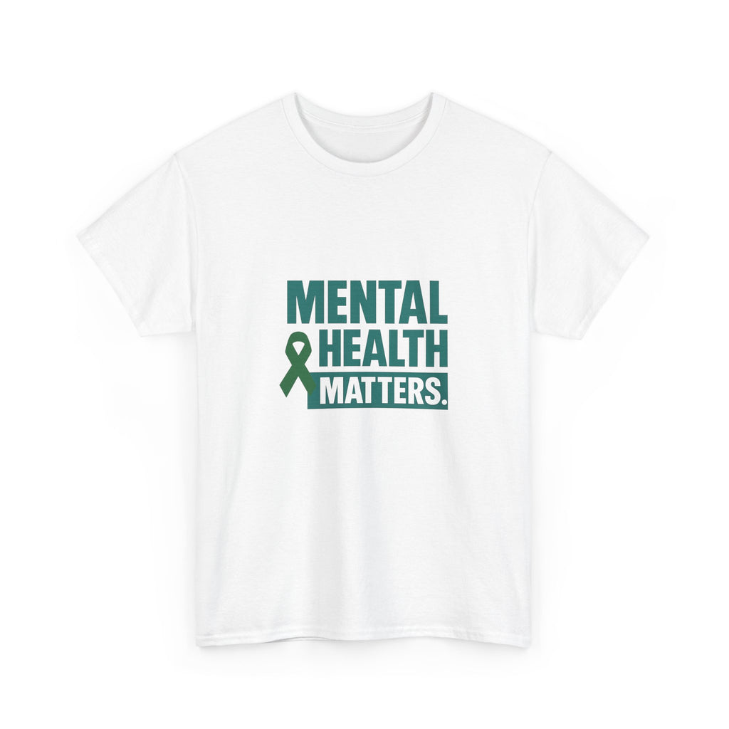 Mental Health Matters Full Stop T-Shirt | Unique Gift | Graphic Tee