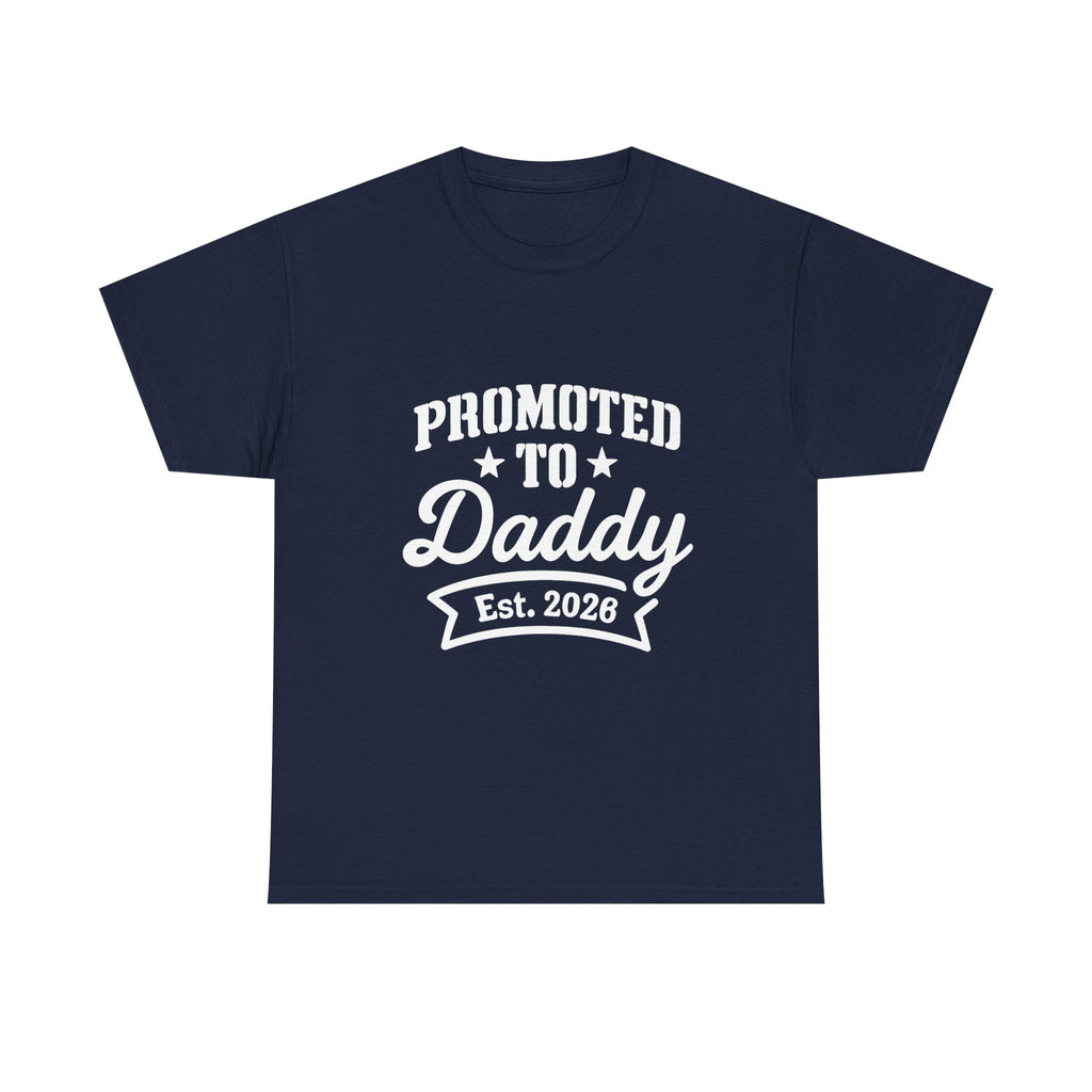 Promoted To Daddy New Dad T-Shirt | Gift for Dad | Graphic Tee