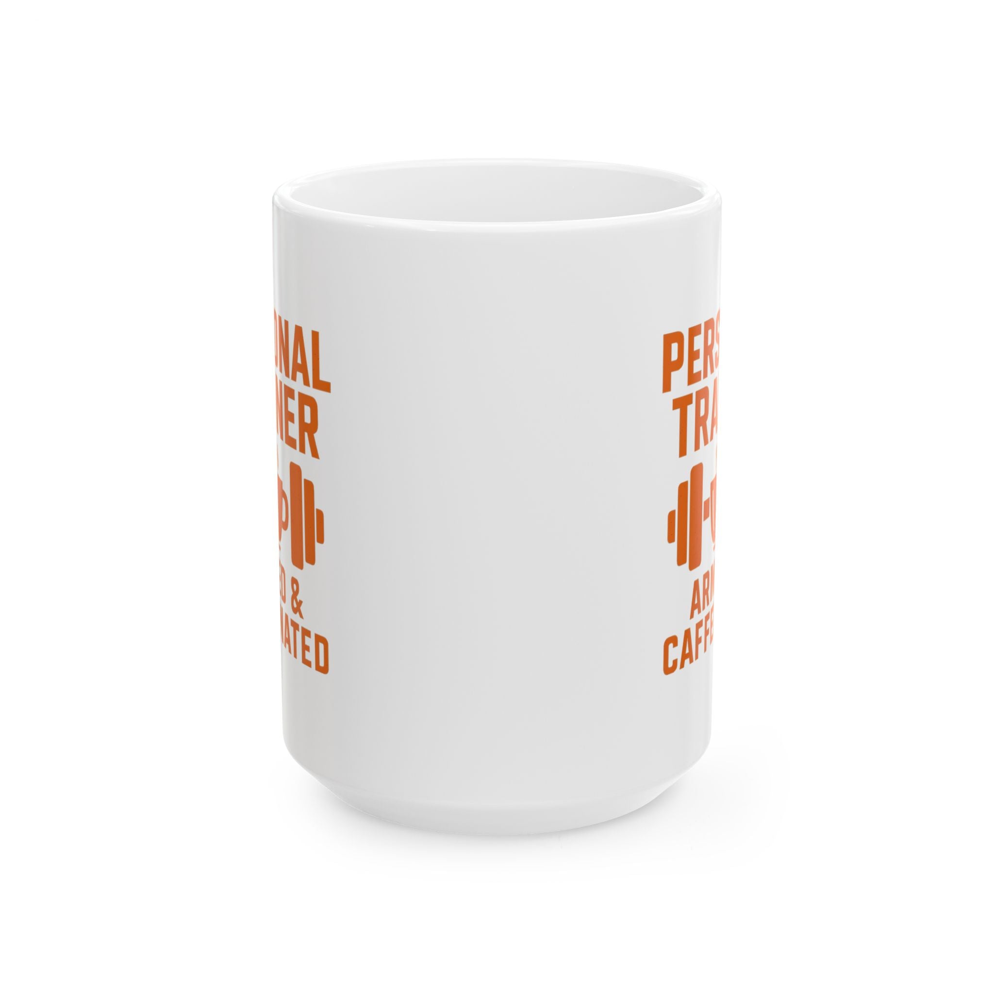 Personal Trainer Armed And Caffeinated Coffee Mug | Unique Gift | Ceramic Mug