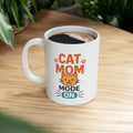 Cat Mom Life Coffee Mug | Cat Lover Gift | Ceramic Mug