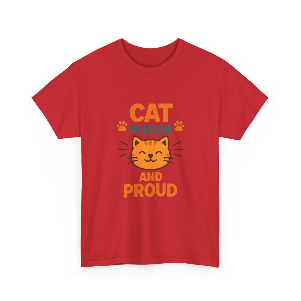 Certified Cat Person No Apologies T-Shirt | Cat Lover Gift | Graphic Tee