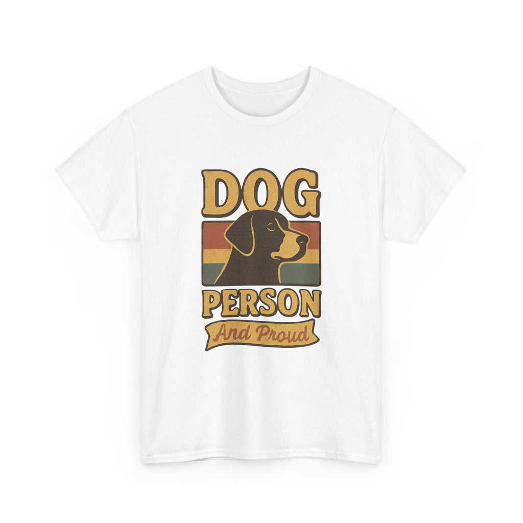 Dog Person Not A Cat Person T-Shirt | Funny Dog Lover Humor | Graphic Tee
