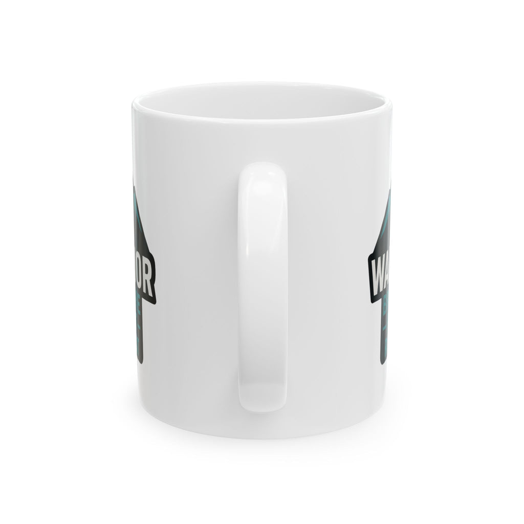Cystic Fibrosis Warrior Breathe Fight Repeat Ceramic Mug