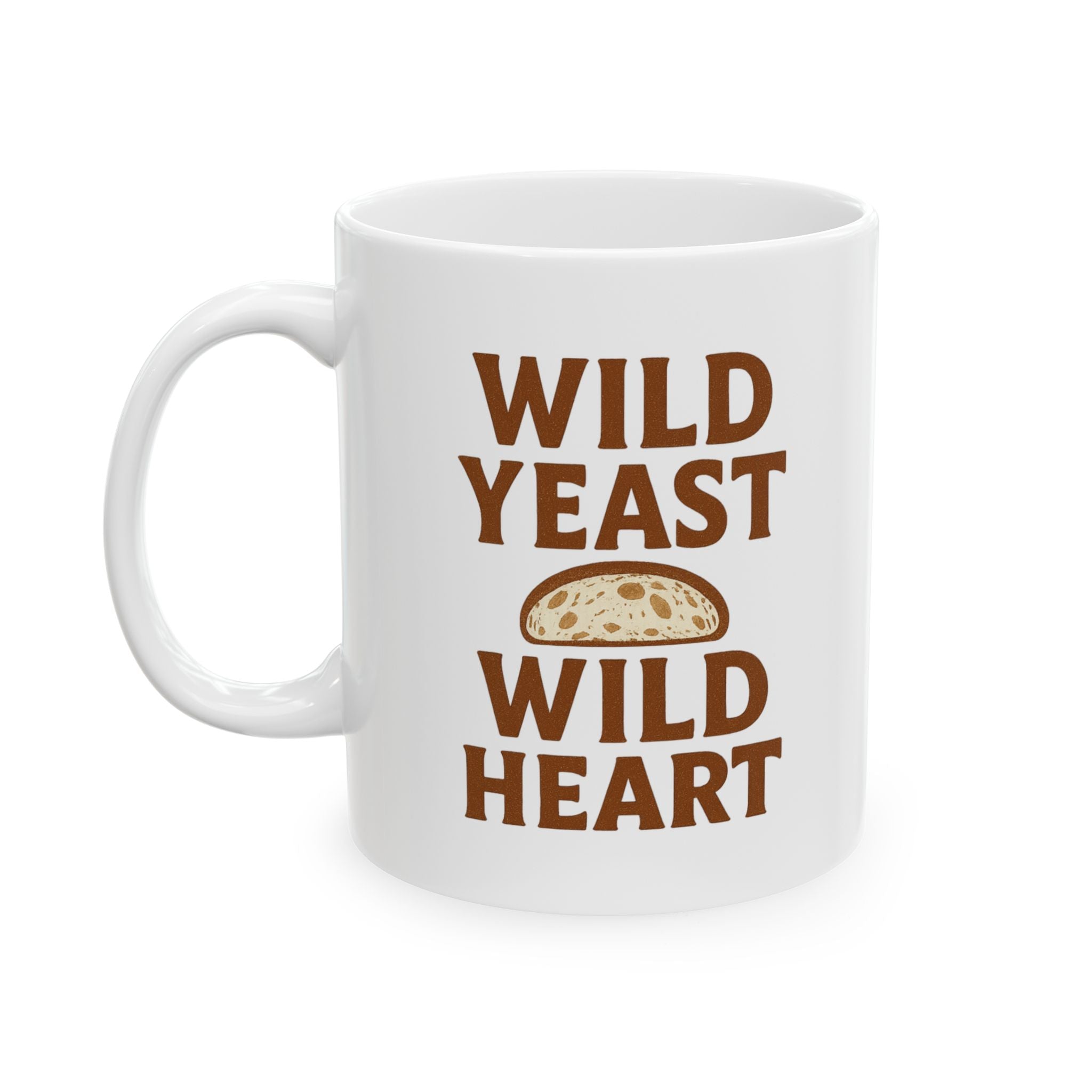 Sourdough Baker Wild Yeast Wild Heart Coffee Mug | Baker Gift | Ceramic Mug