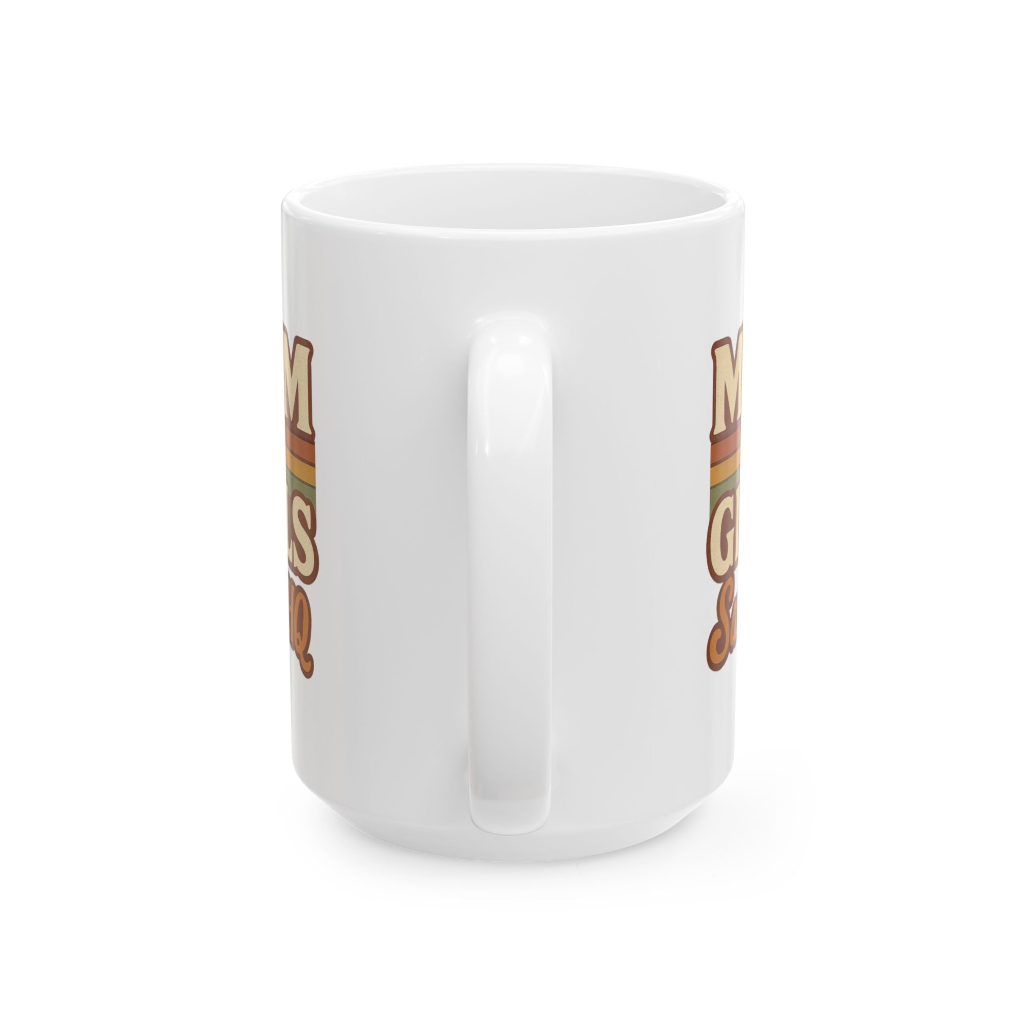 Mom Of Girls Running On Coffee And Love Coffee Mug | Girl Mom Humor | Ceramic Mug