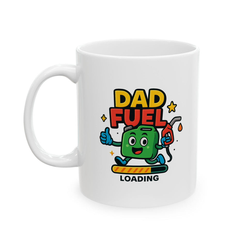 Dad Fuel In Progress Step Away Coffee Mug | Funny Father Gift | Ceramic Mug